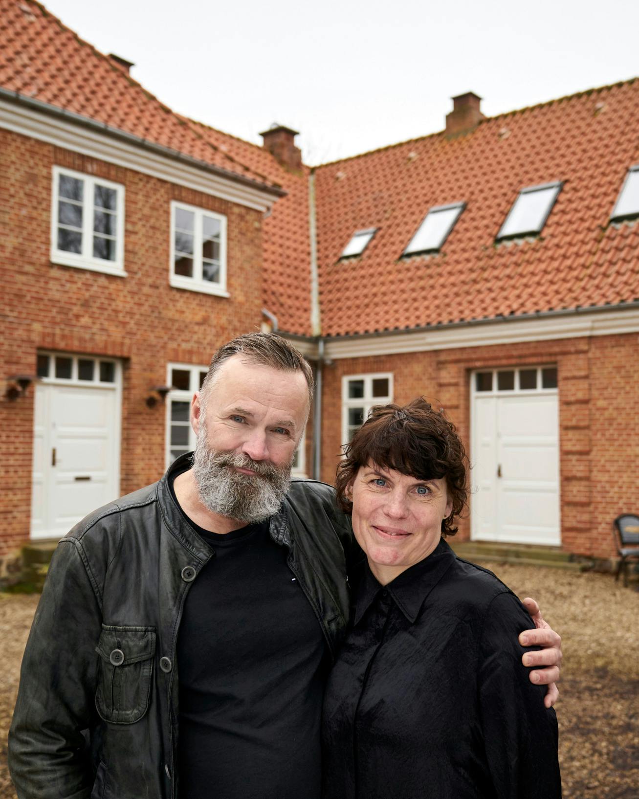 Sangeren Bech med fornavnet Svend rocker og hans kone Trine