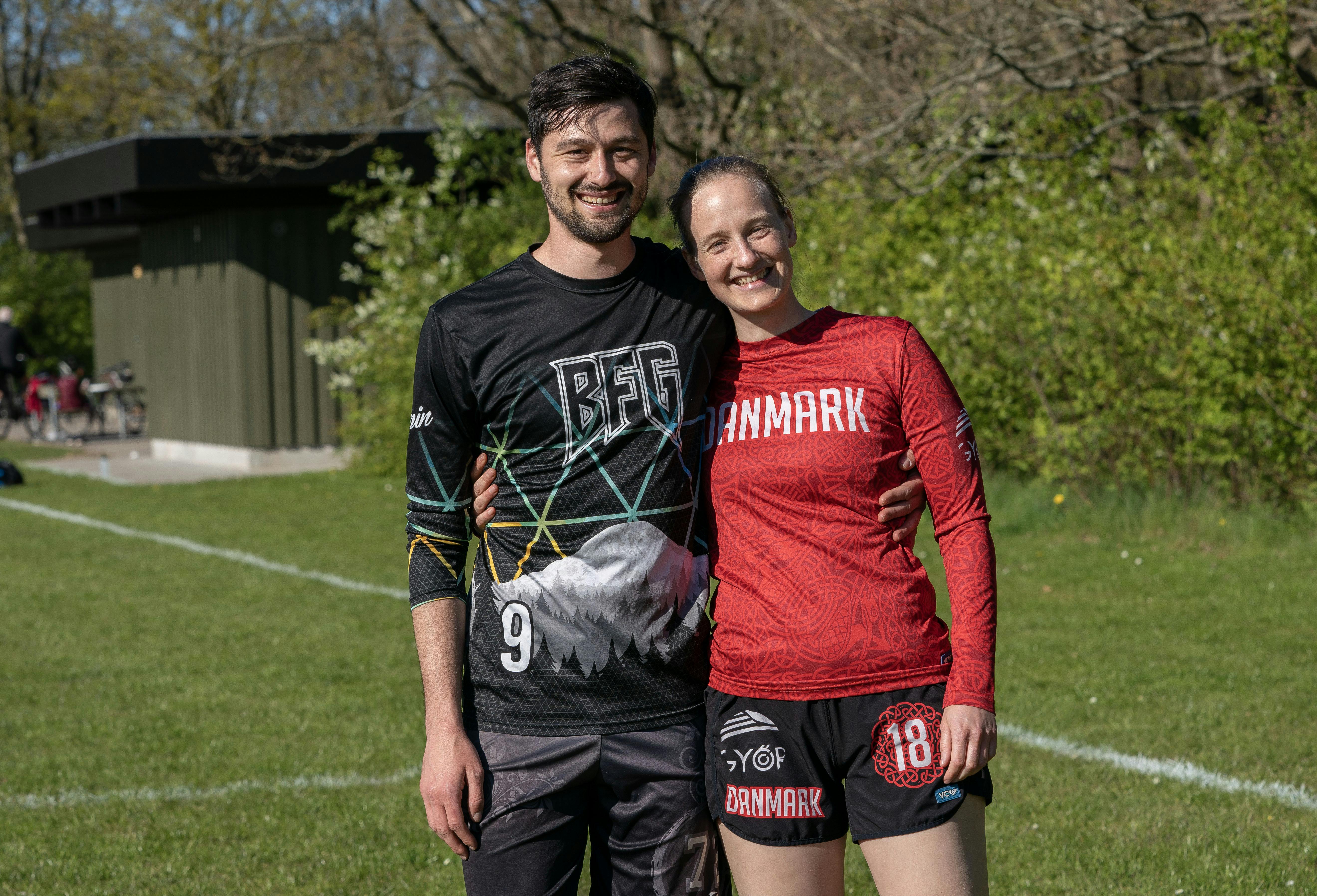 Line Hillerup Kristensen og kæresten Rob