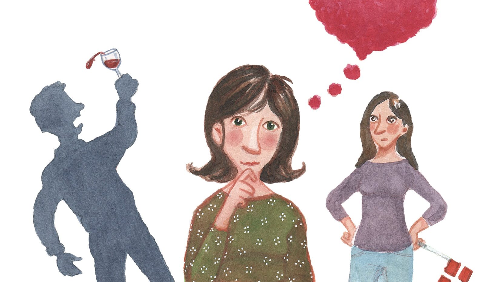 En mor, far og datter