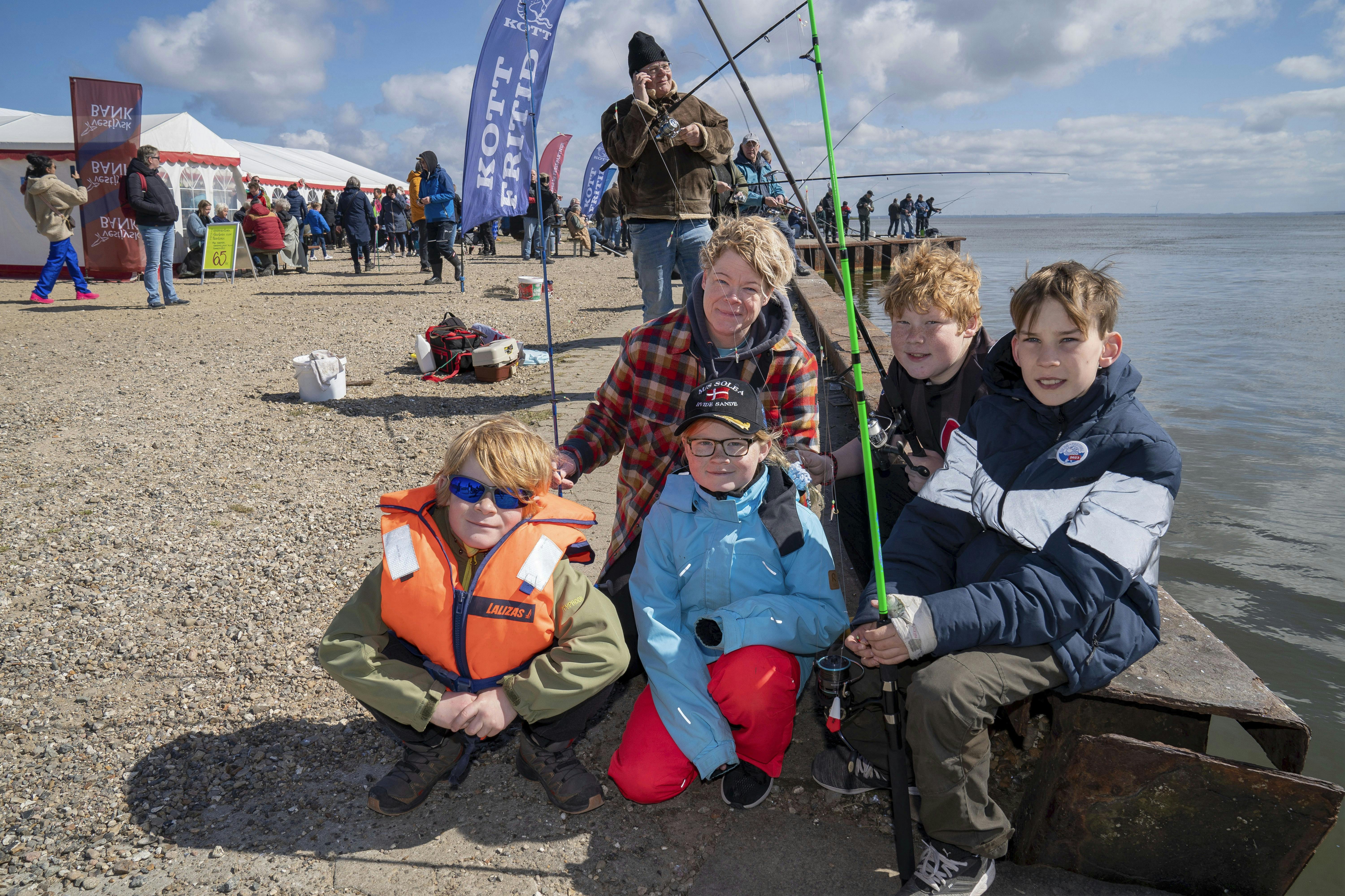 Lykke Lymann Berger Tarbesen og familie