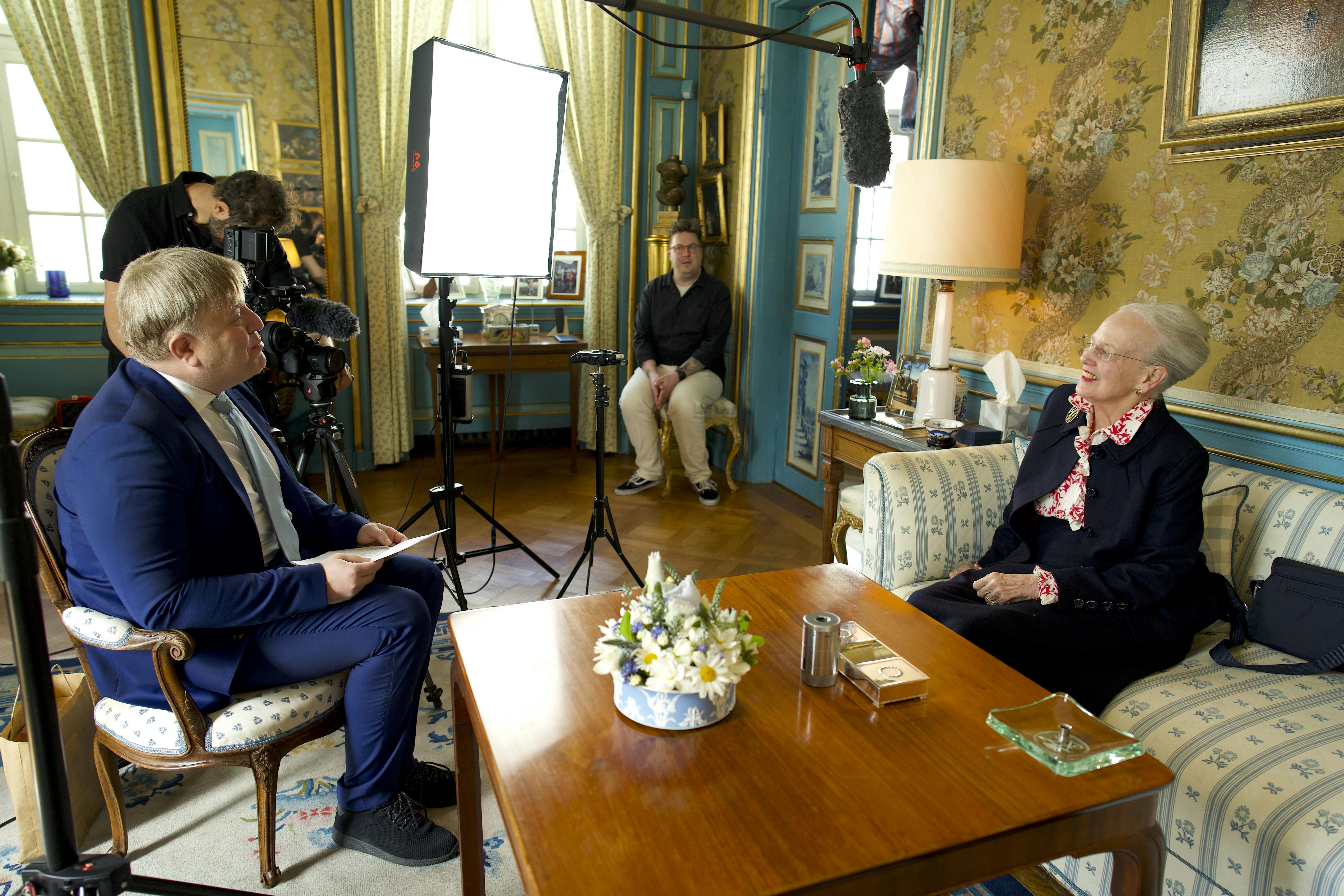 Dronning Margrethe i dokumentaren "The King's Inner Circle"