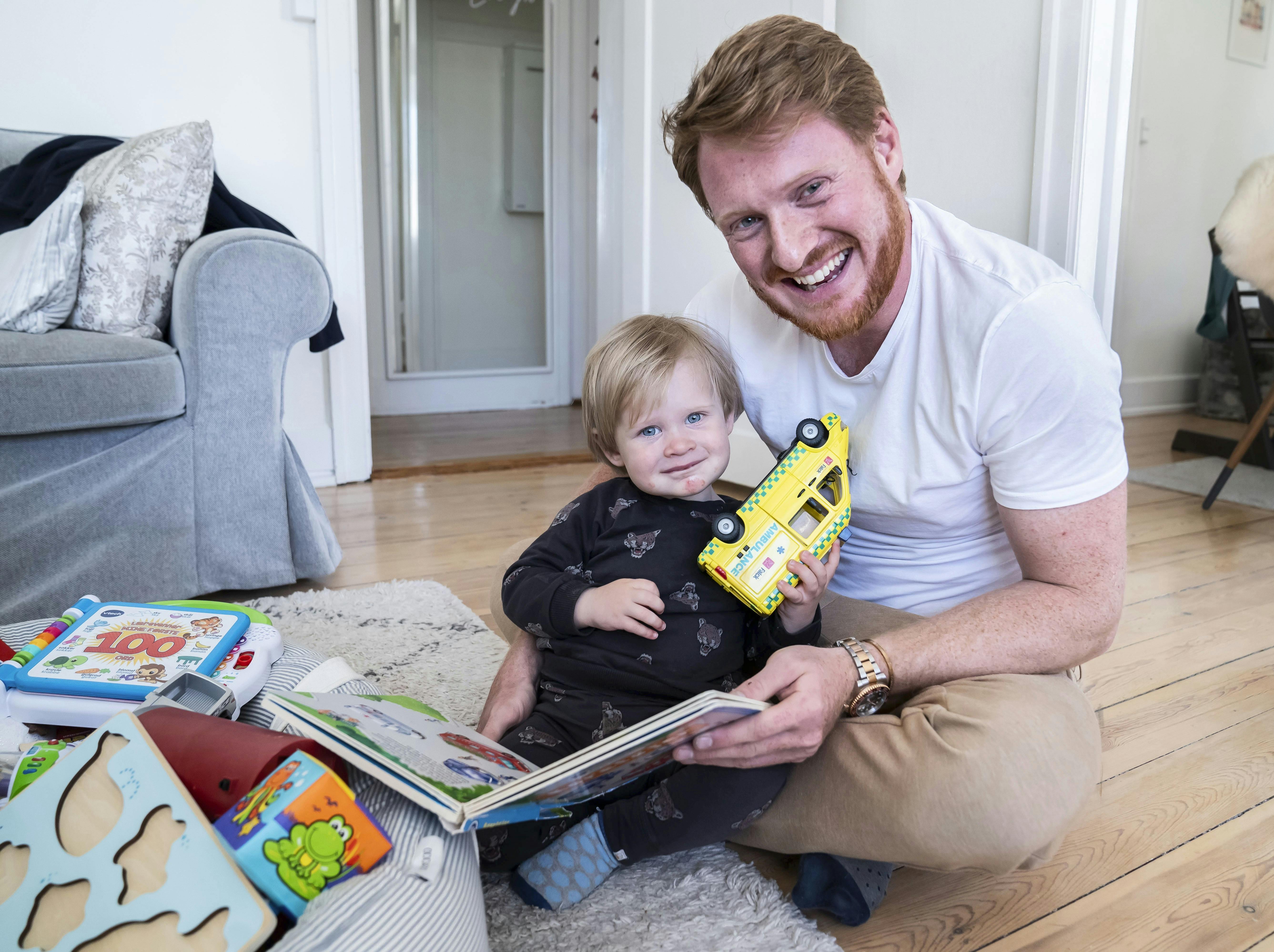 Filippo Campeotto fik en fødselsdepression som nybagt far, men er i dag rask.