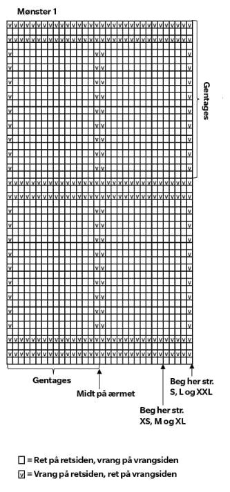 Diagram til beige sweater
