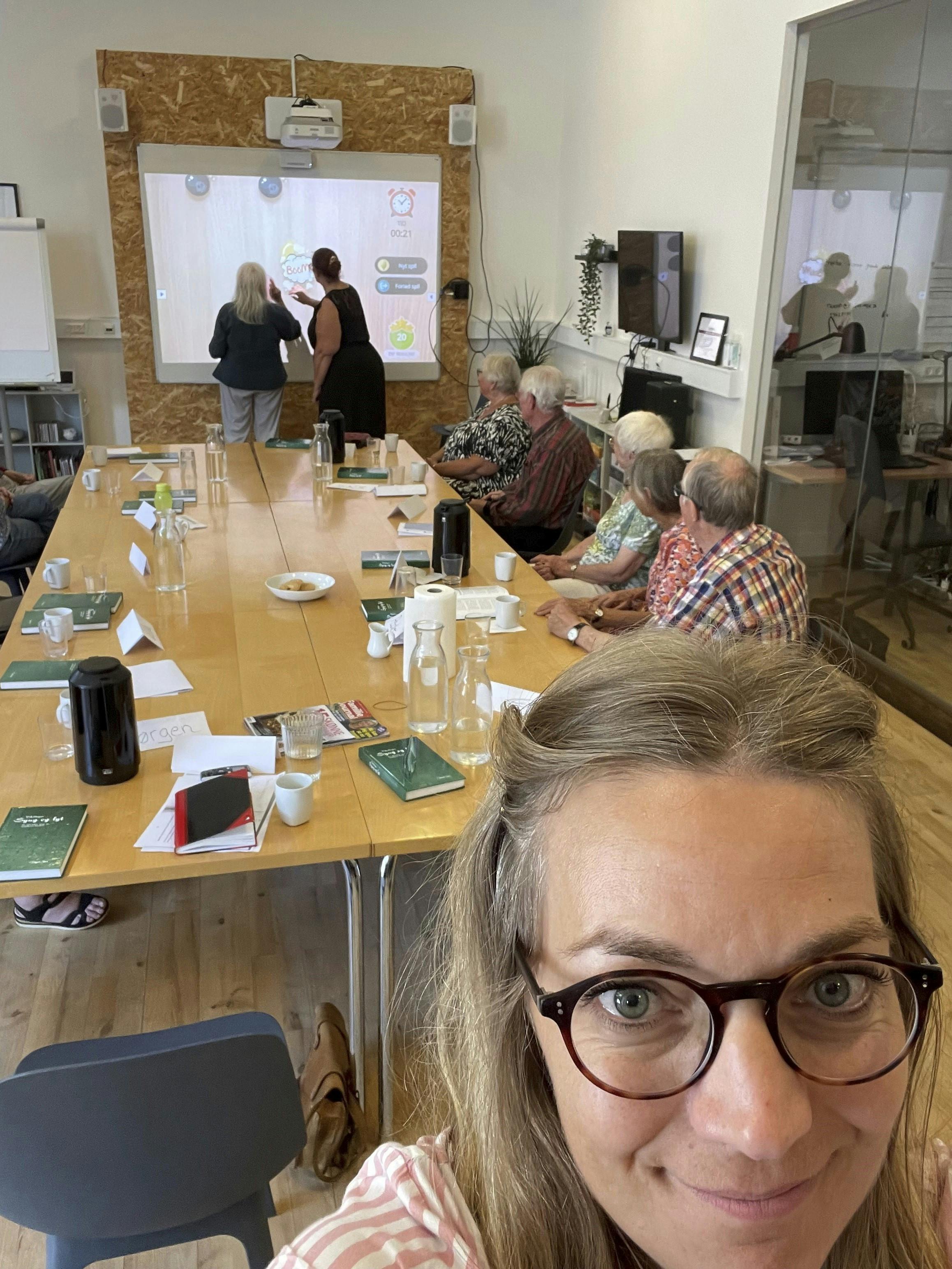 Stine på besøg hos Demensfællesskabet Fyn