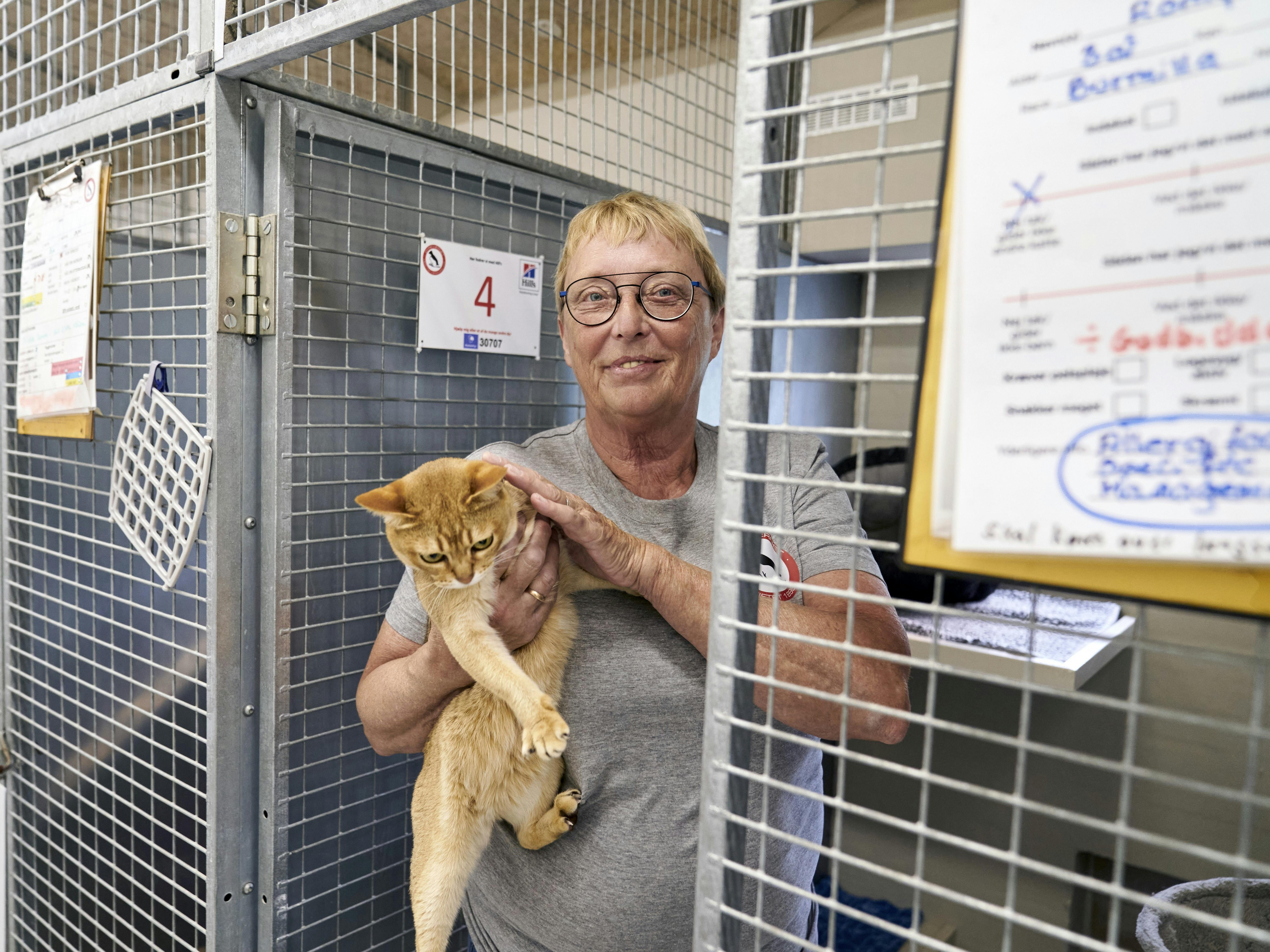 Greta på besøg hos Dyreværnet 