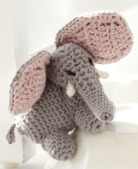 Hæklet elefant