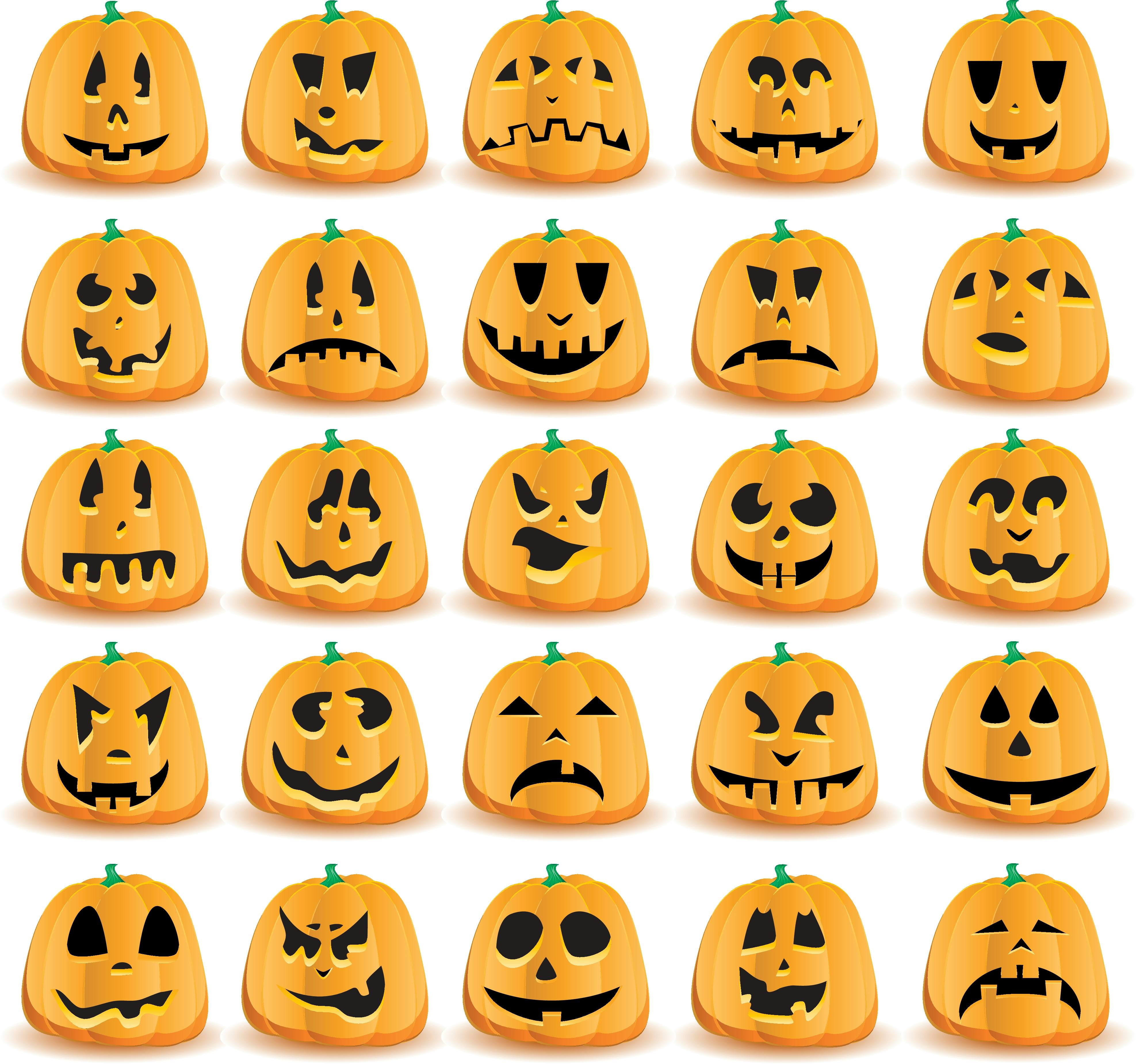 25 græskar-udskæringer til halloween