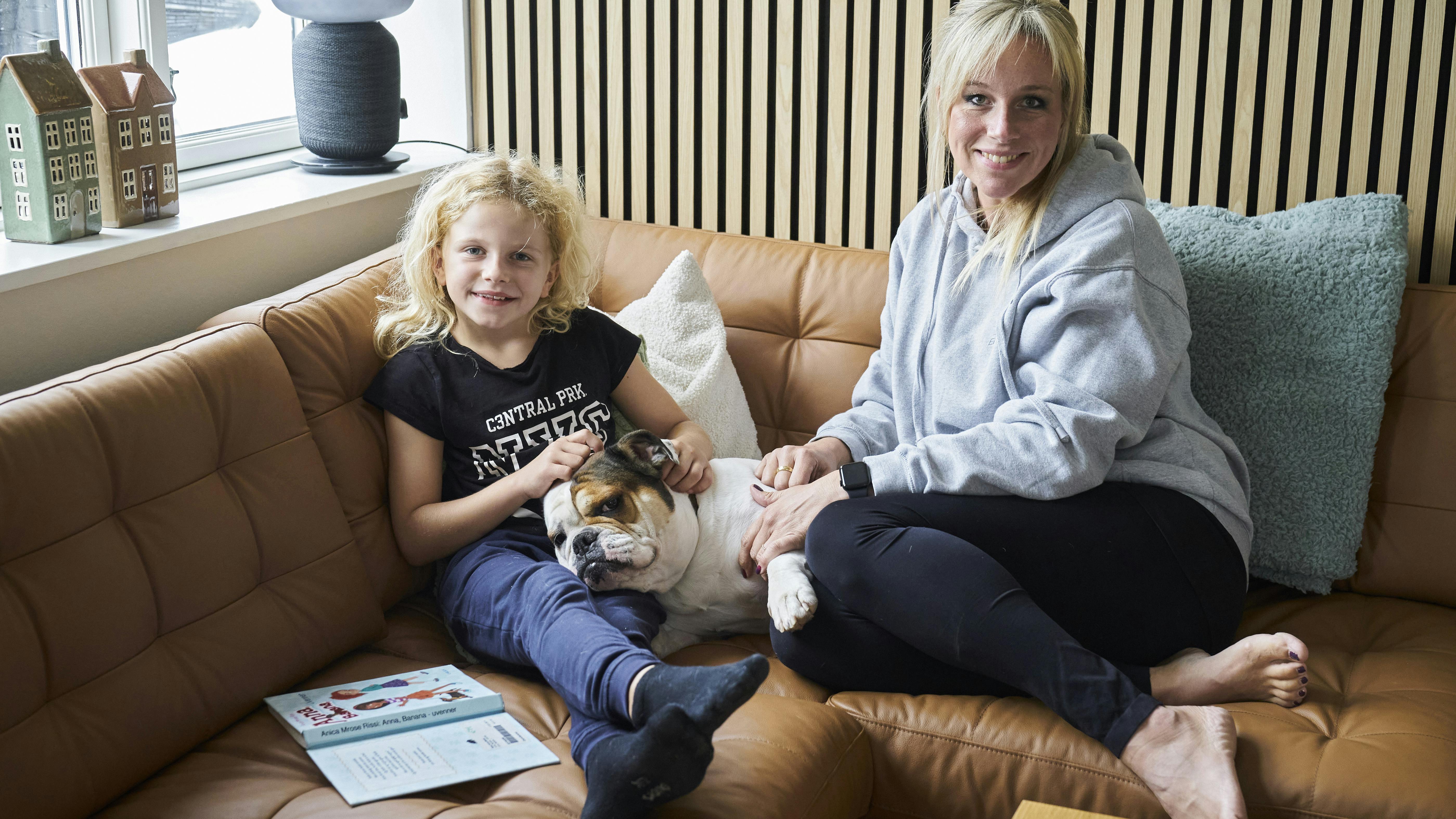 Maria og hendes datter.