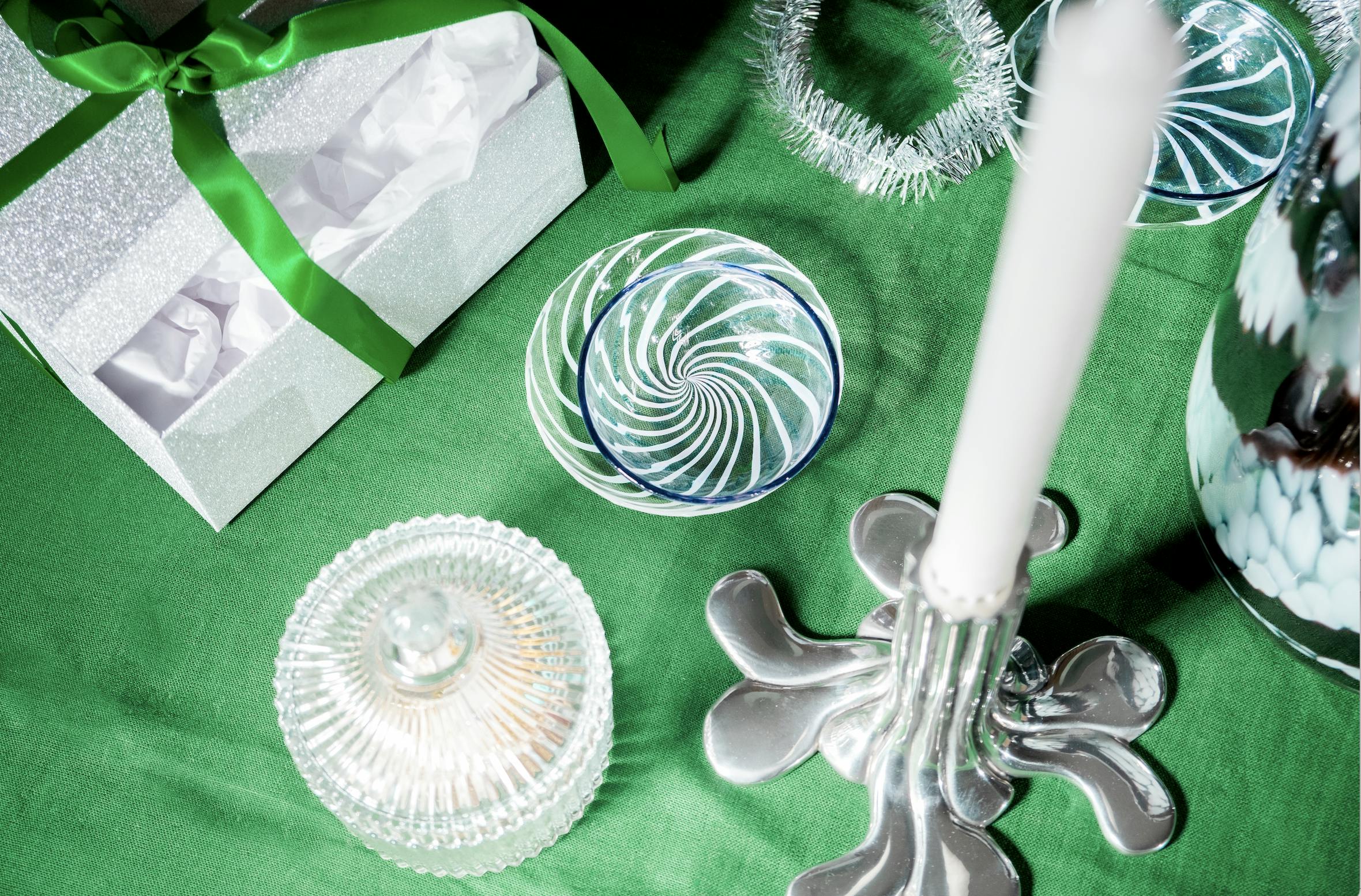 Dæk julebord med genbrug