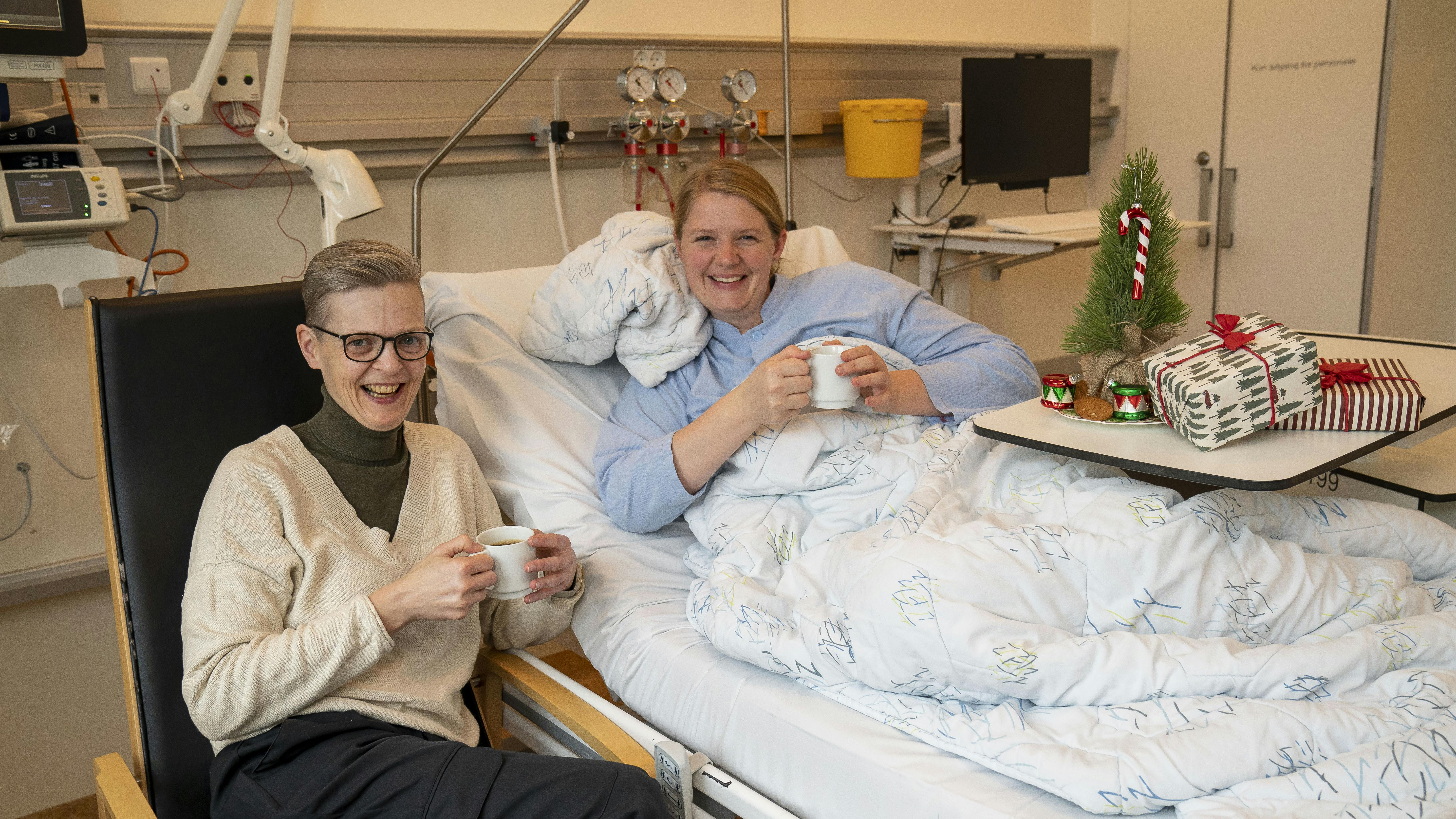 Kerstin tilbringer gerne juleaften hos patienterne på sygehuset i Aabenraa.