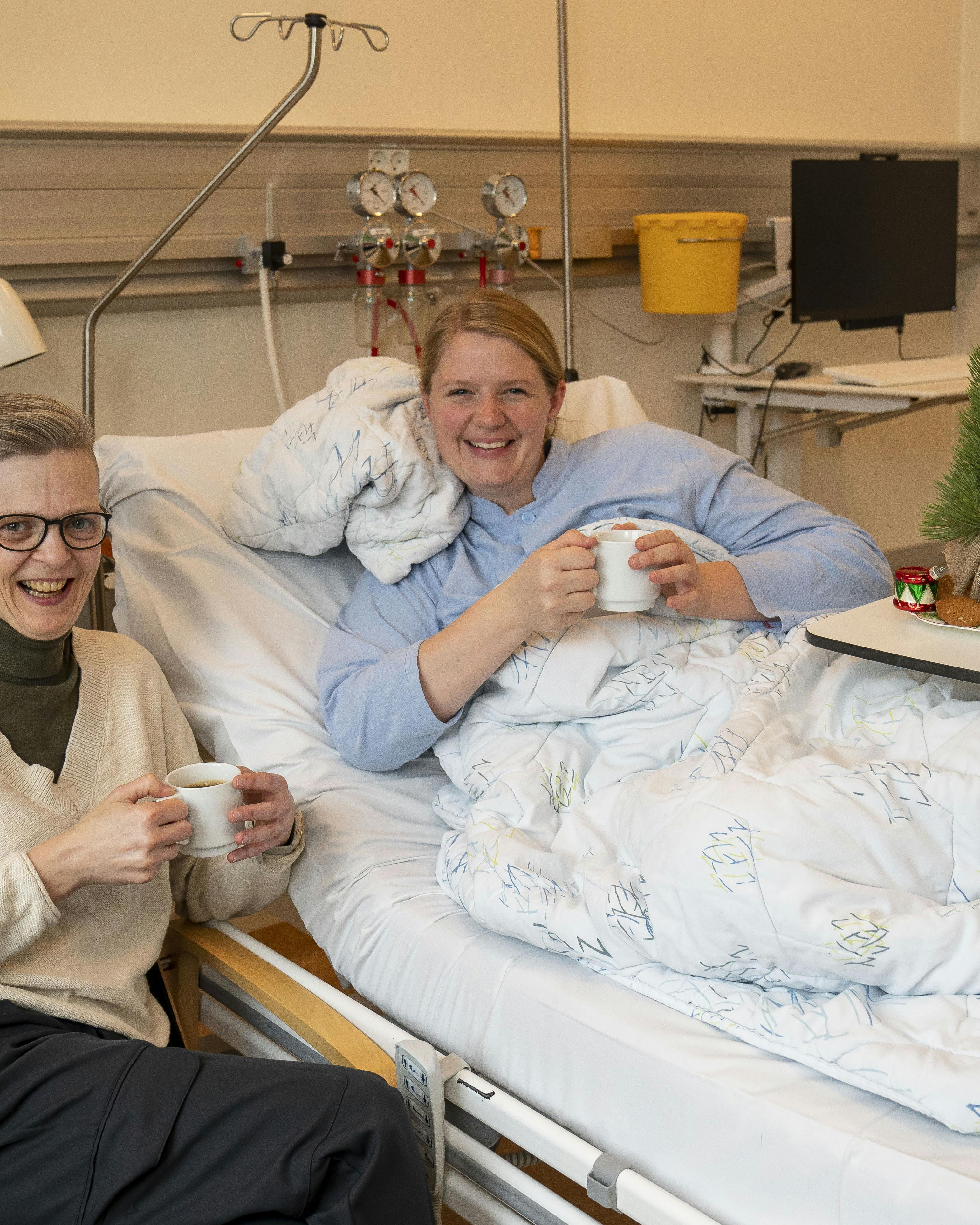 Kerstin tilbringer gerne juleaften hos patienterne på sygehuset i Aabenraa.
