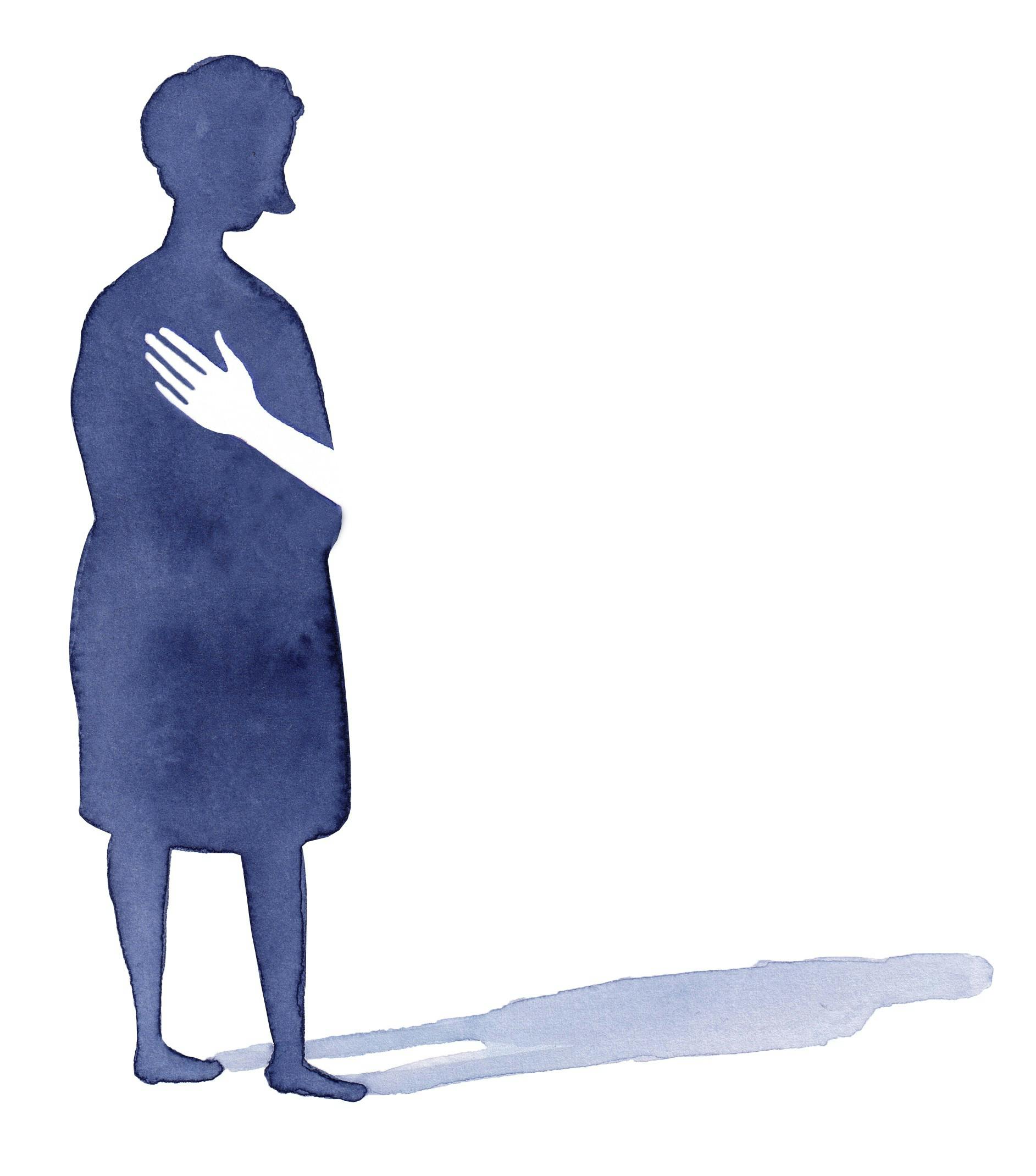 Kvinde der har mistet livsglæden