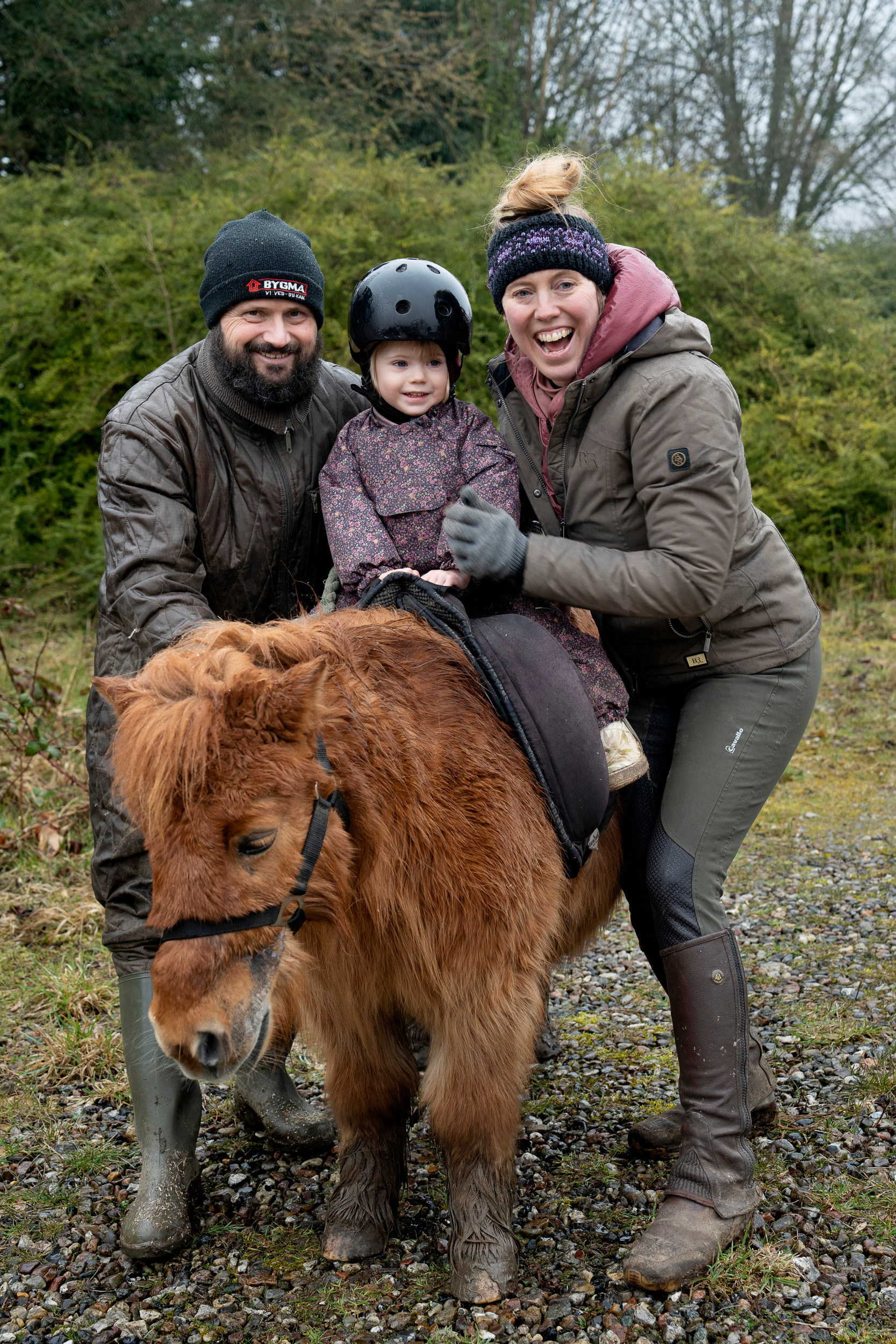Marie Højlund og børn