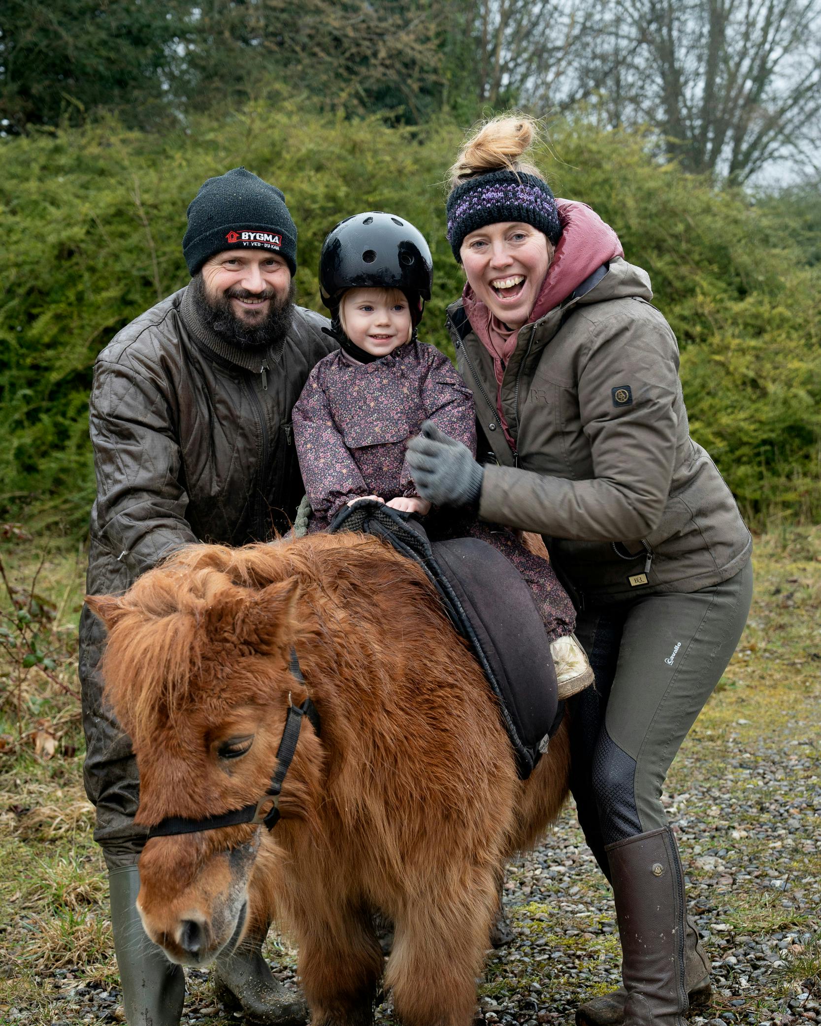 Marie Højlund og børn