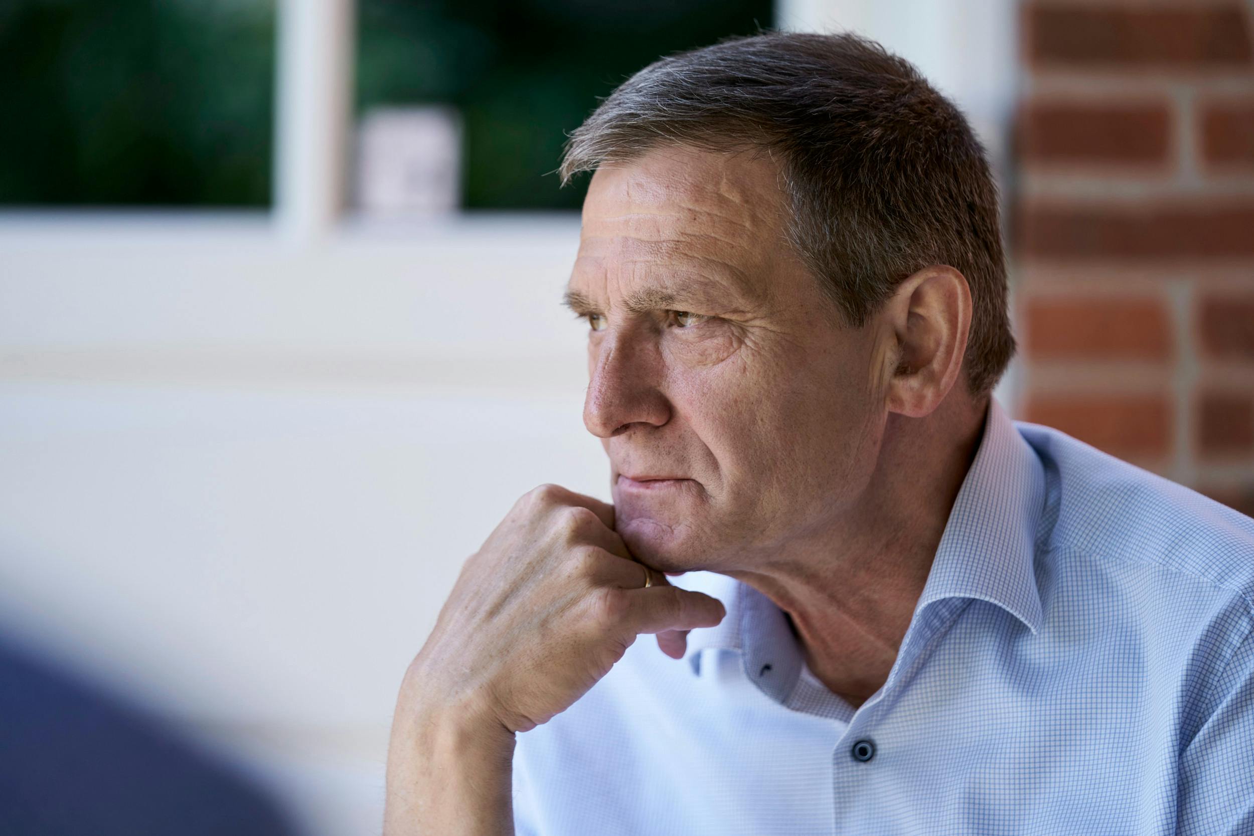 Under udtrapningen fik Steen de mørkeste tanker og kunne slet ikke genkende sig selv.