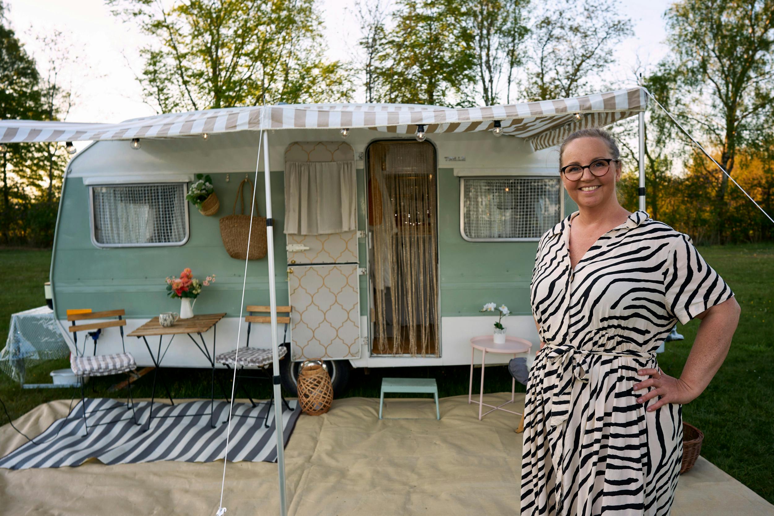 Campingvognen Trille er efter halvandet år klar til at tage på eventyr med Johanne