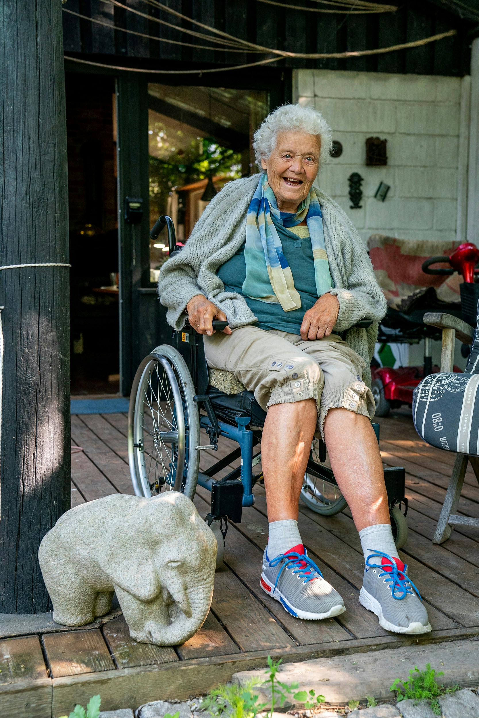 Gitte Lassen har boet på Omø i 50 år