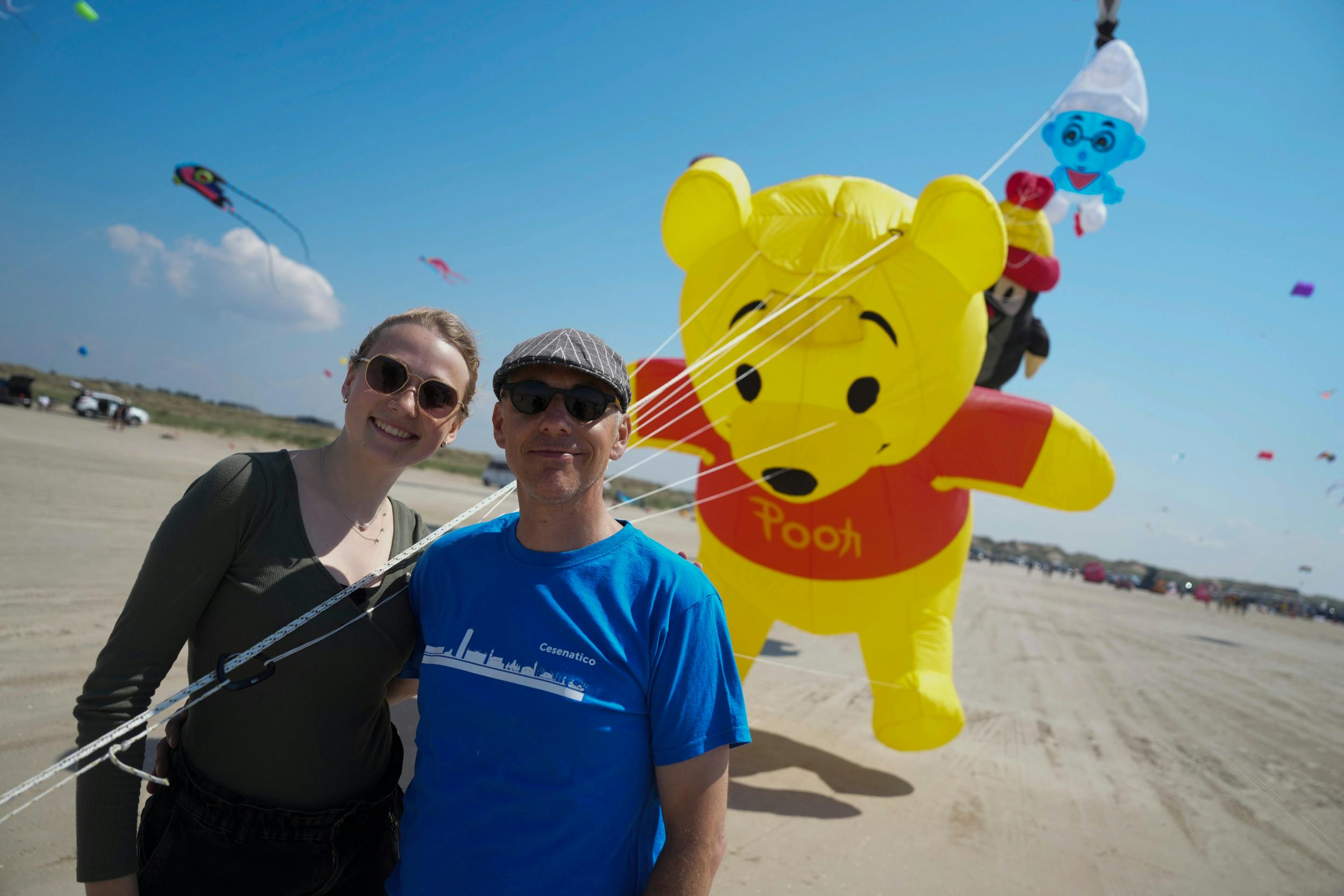Robert og Lena fra Tyskland til dragefestival på Fanø