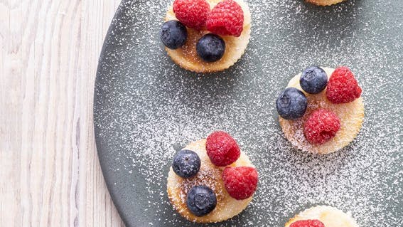 Dessert pandekagemuffins i airfryer