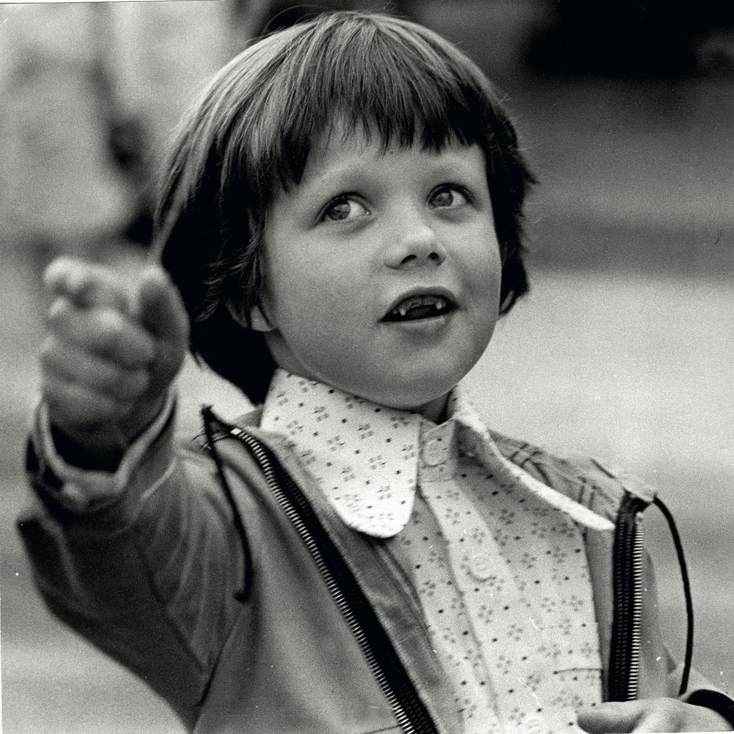 Den lille kronprins Frederik i 1975.