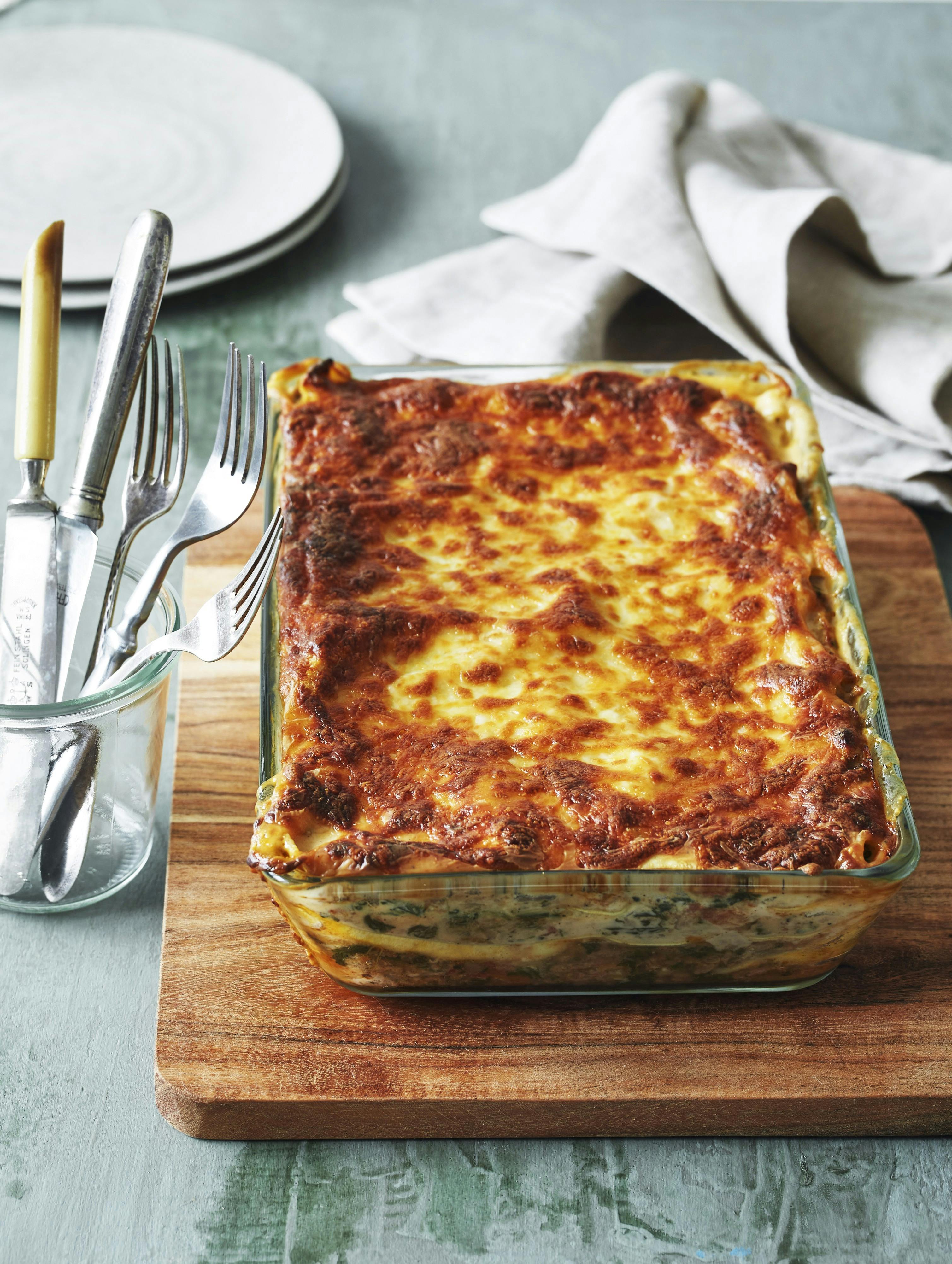 Spinatlasagne