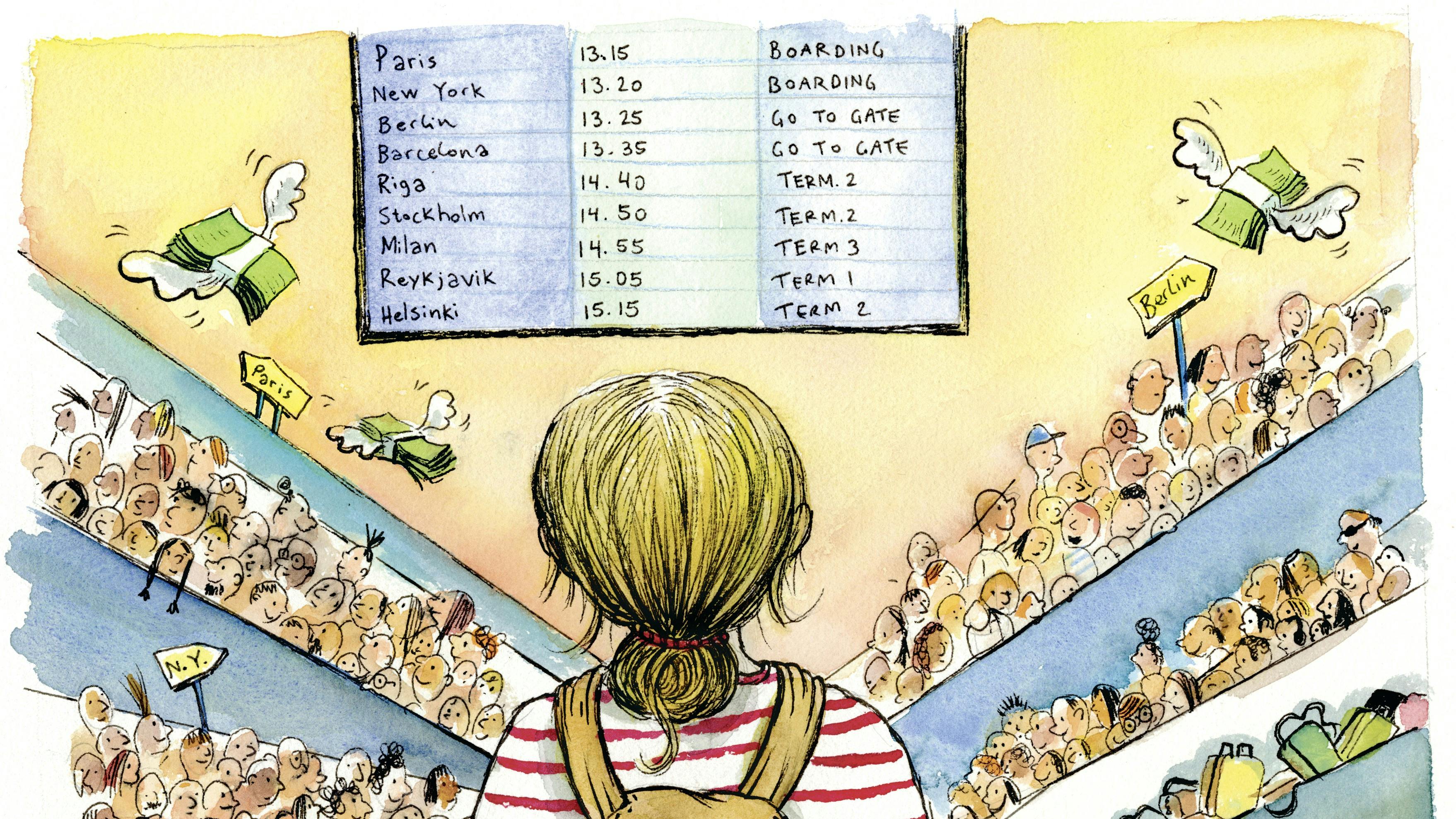 Illustration af gratis glæder