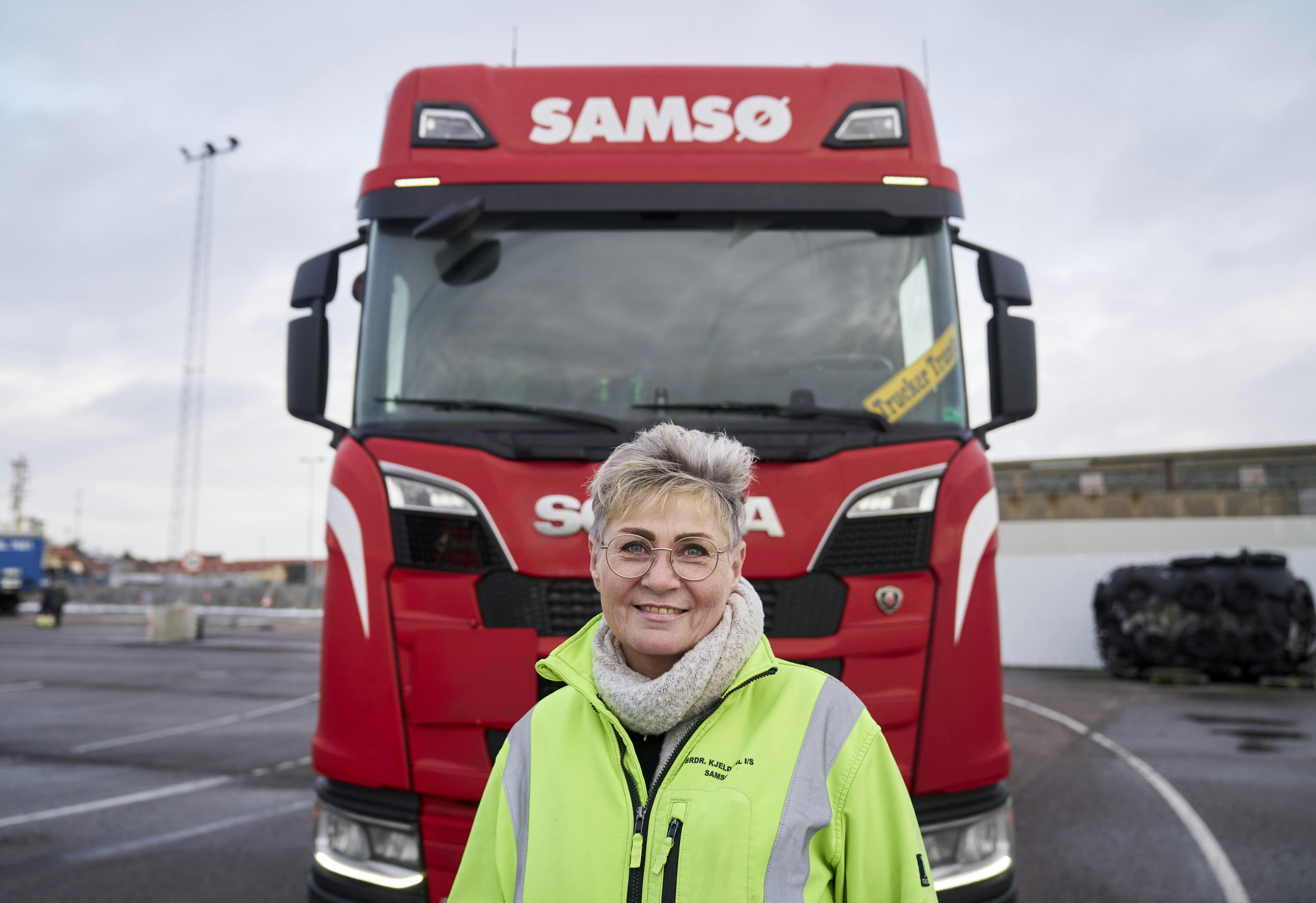 Anja kører lastbil