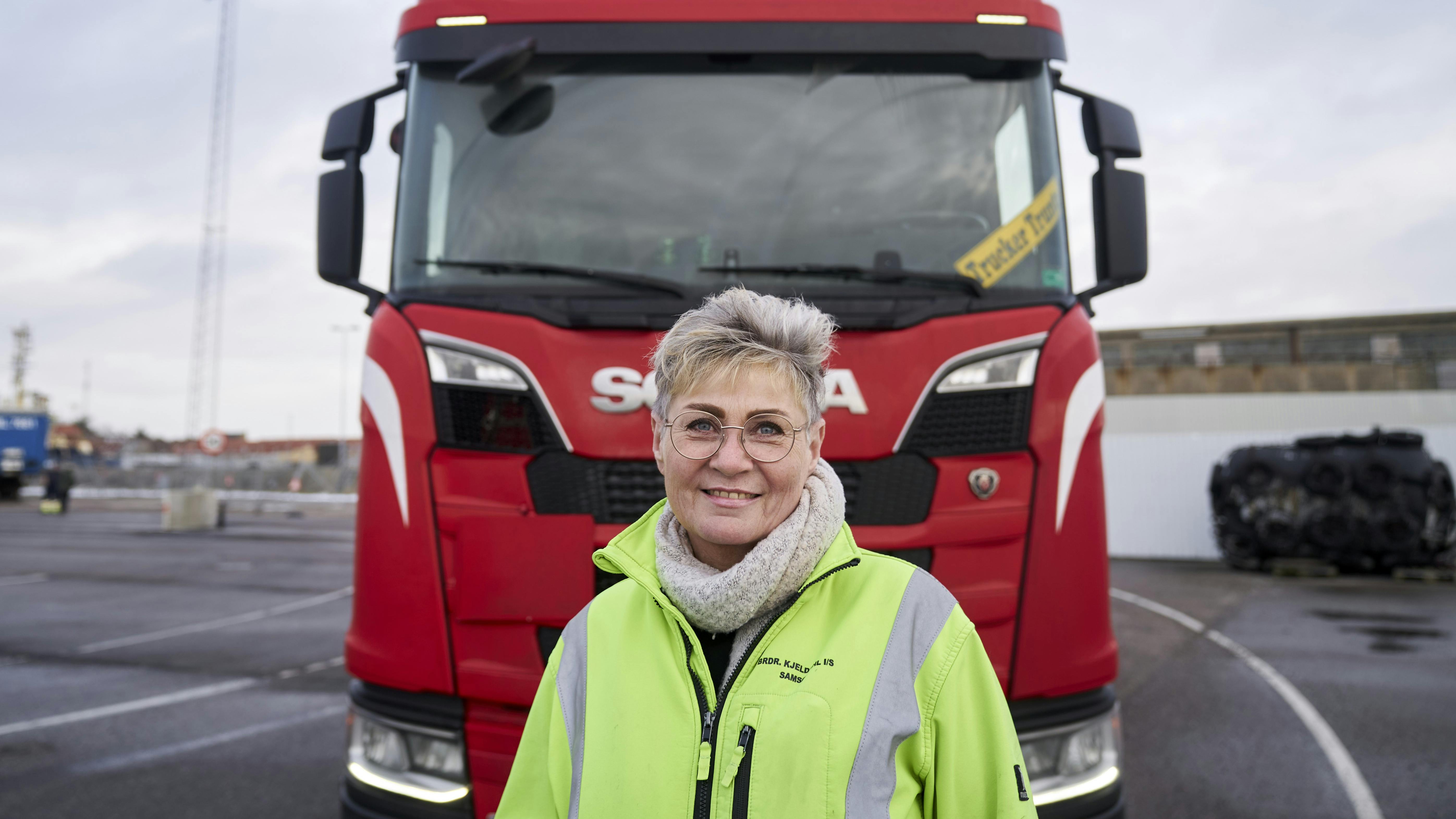 Anja kører lastbil