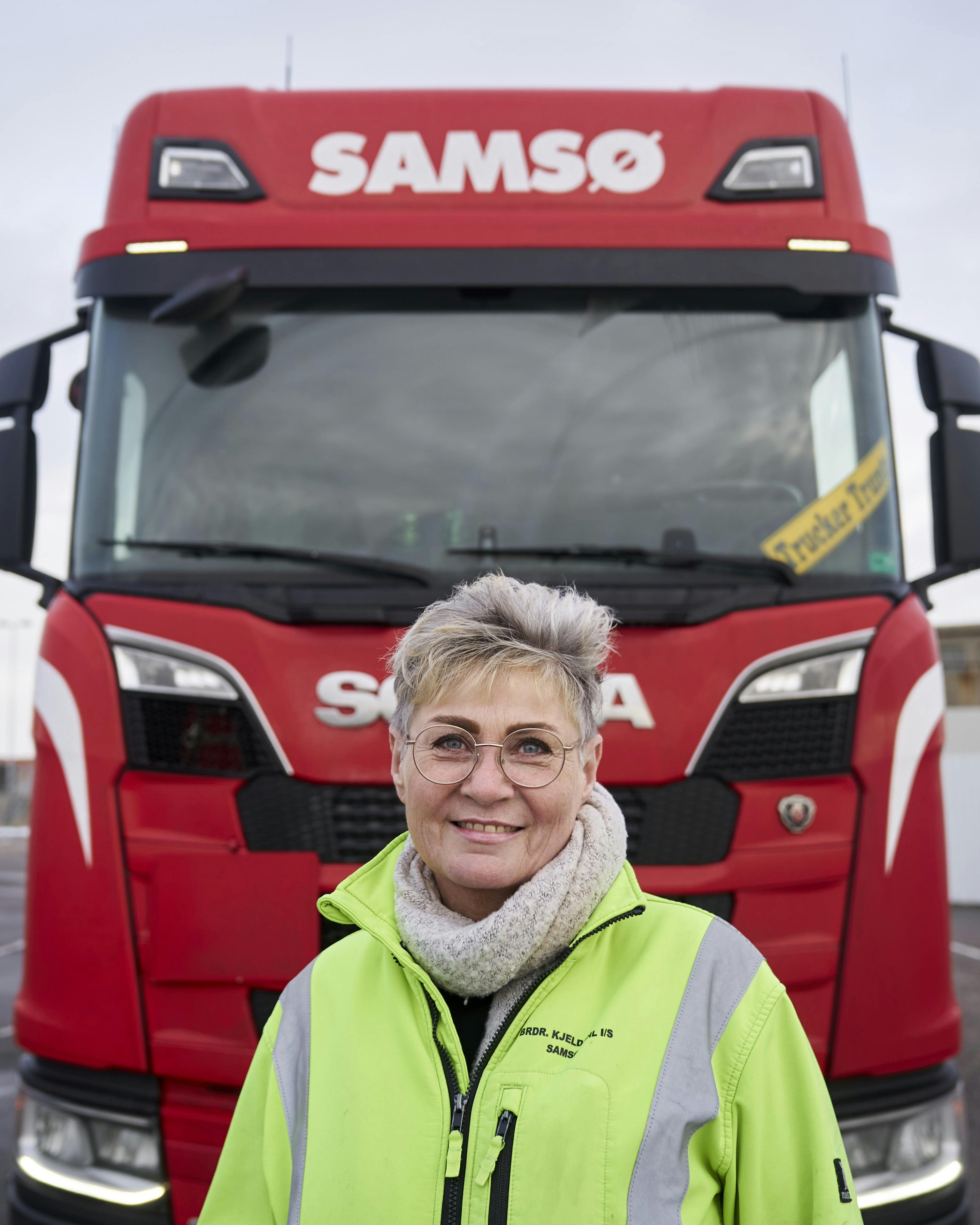 Anja kører lastbil