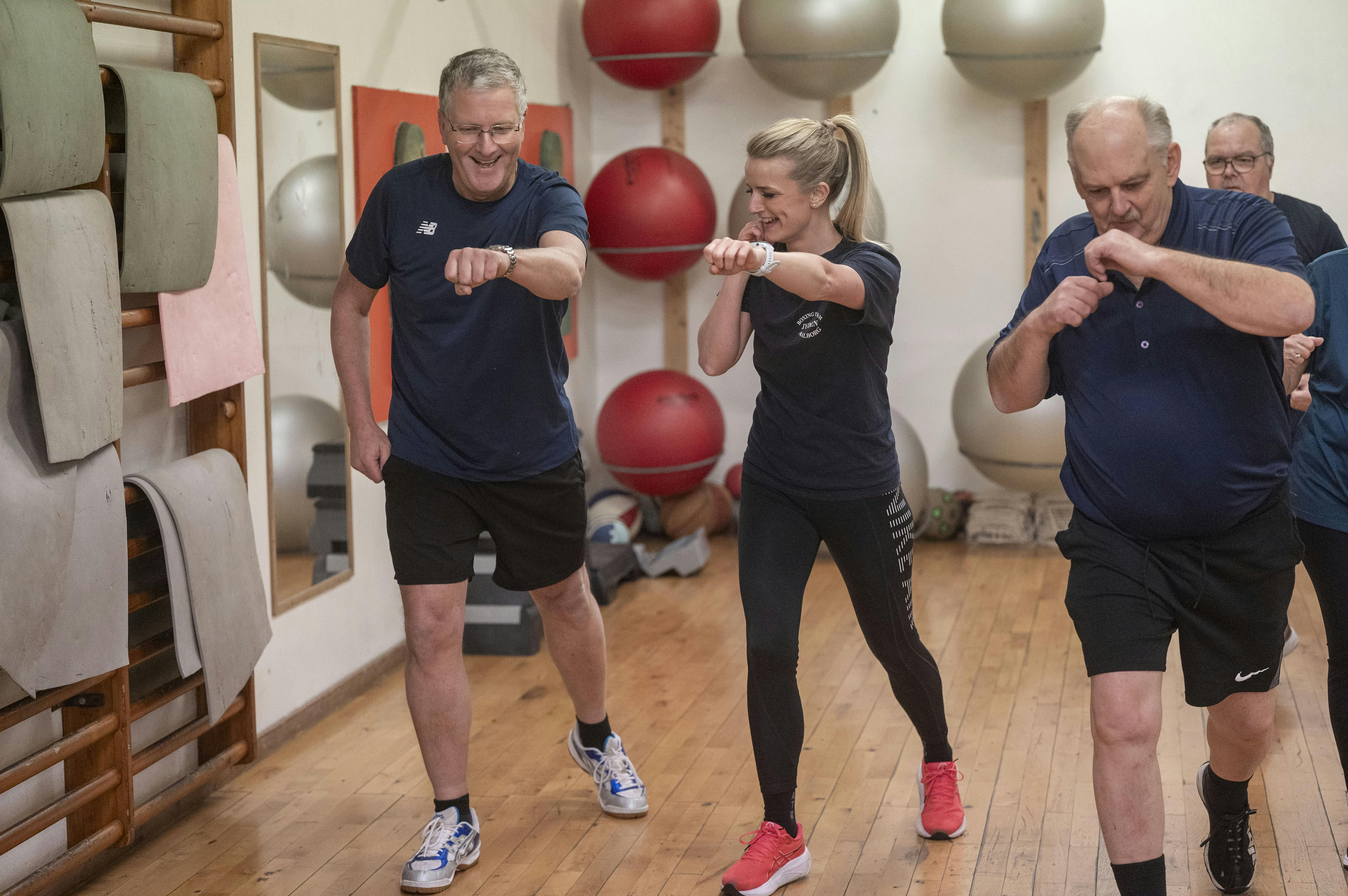 Mia Øgaard JensenParkinson Boksning gymnastik Lars Horn / Baghuset Dato: 18.01.24