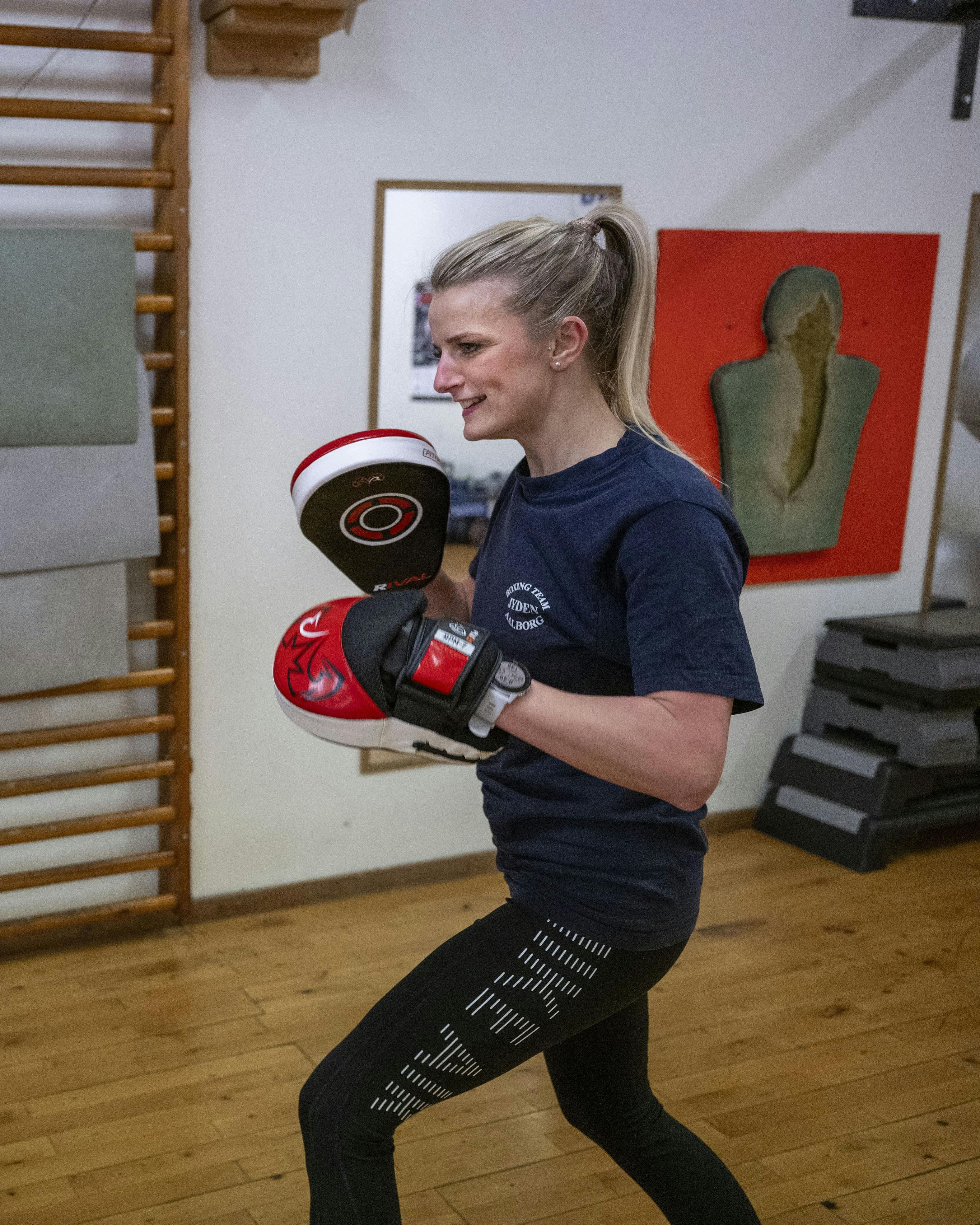 Mia Øgaard Jensen og Jesper Larsen Parkinson Boksning gymnastik Lars Horn / Baghuset Dato: 18.01.24