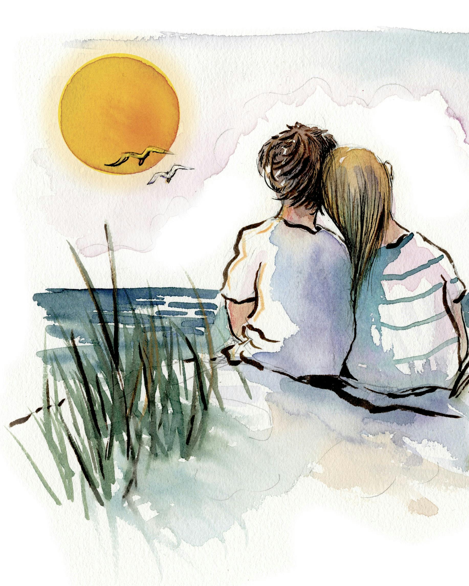 forelskede teenagere