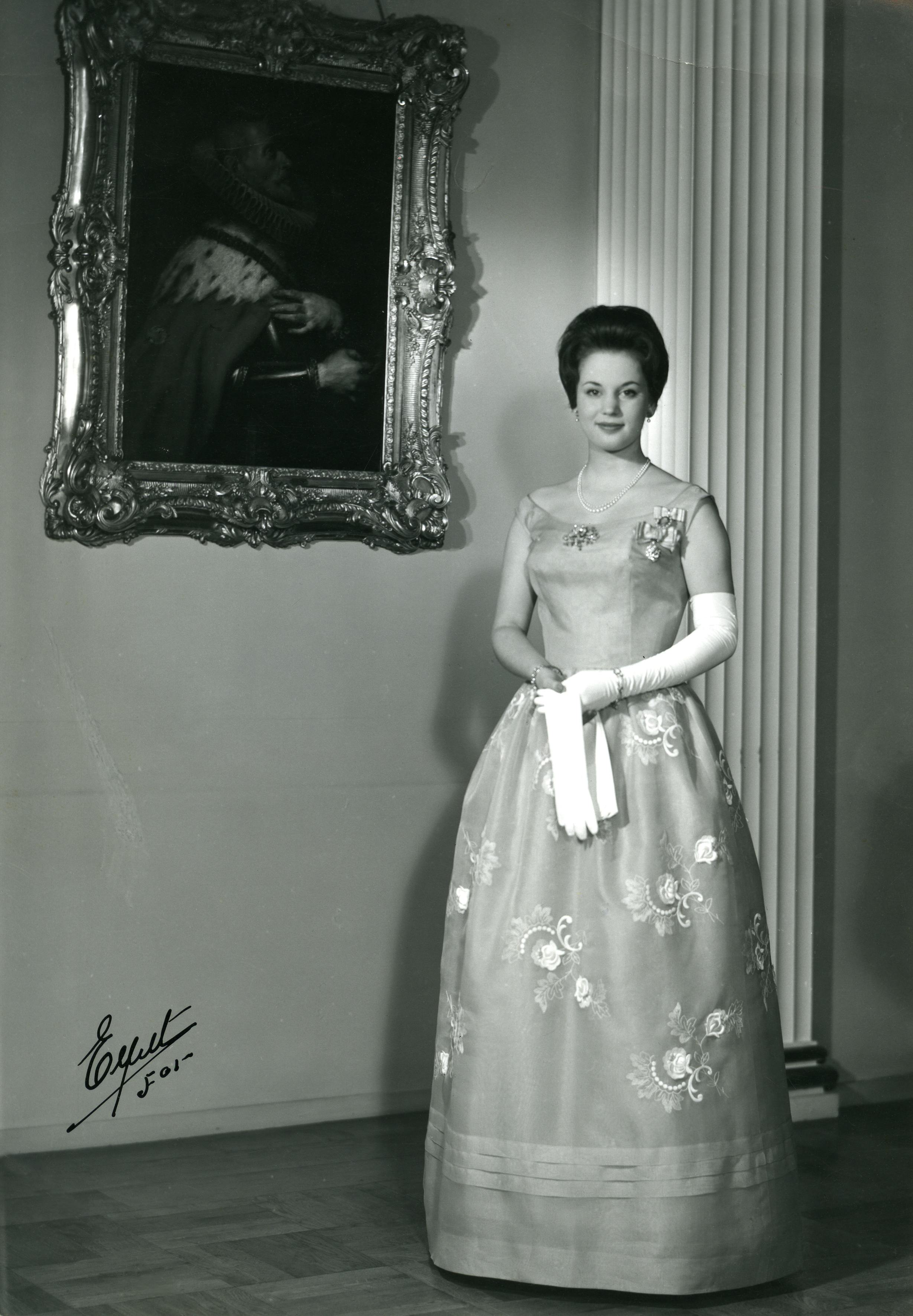 22 år og en blændende smuk. Her ses prinsesse Benedikte i 1966.