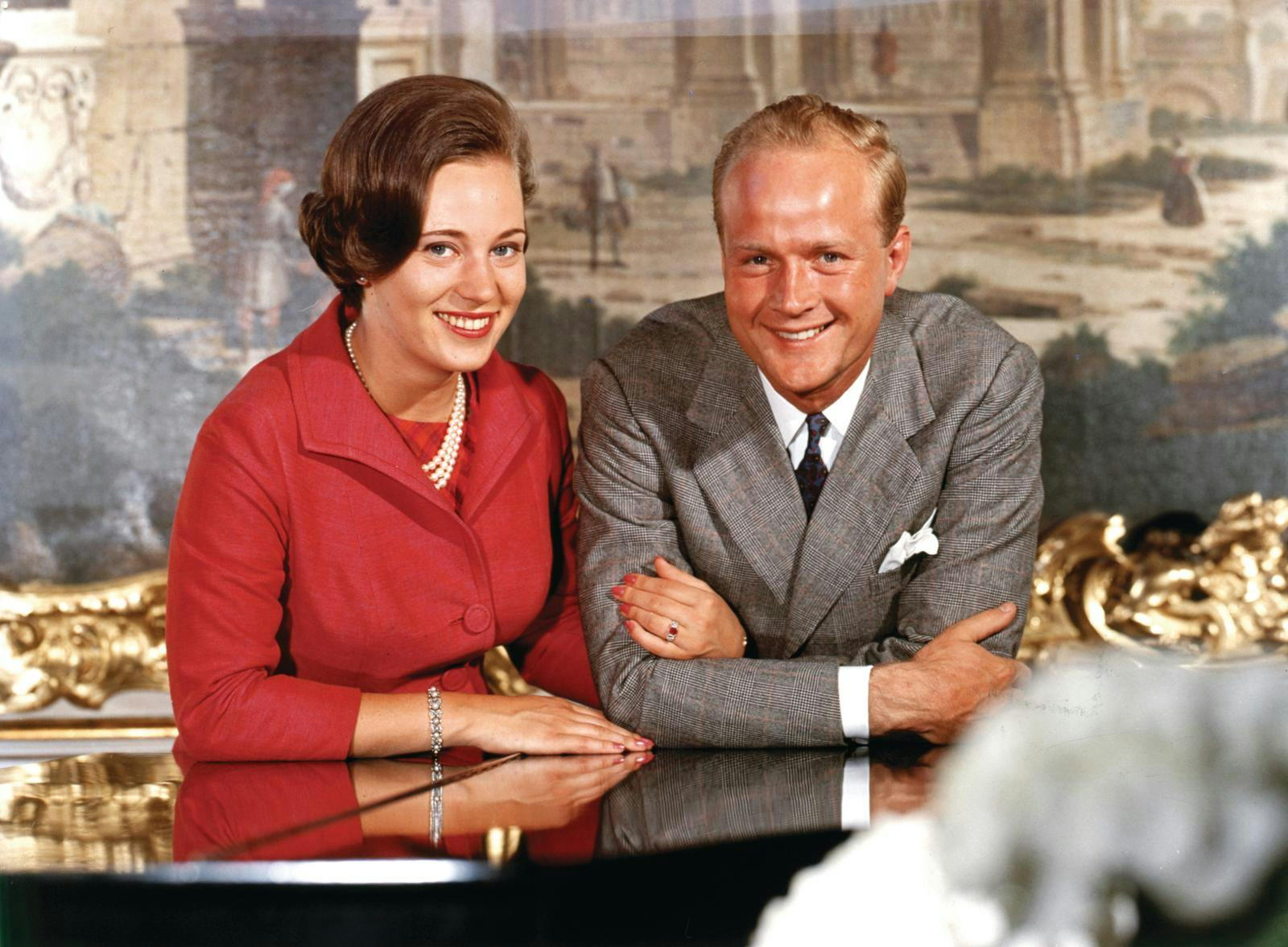 Unge og nyforelskede. Prinsesse Benedikte og prins Richard engang i 1960'erne..