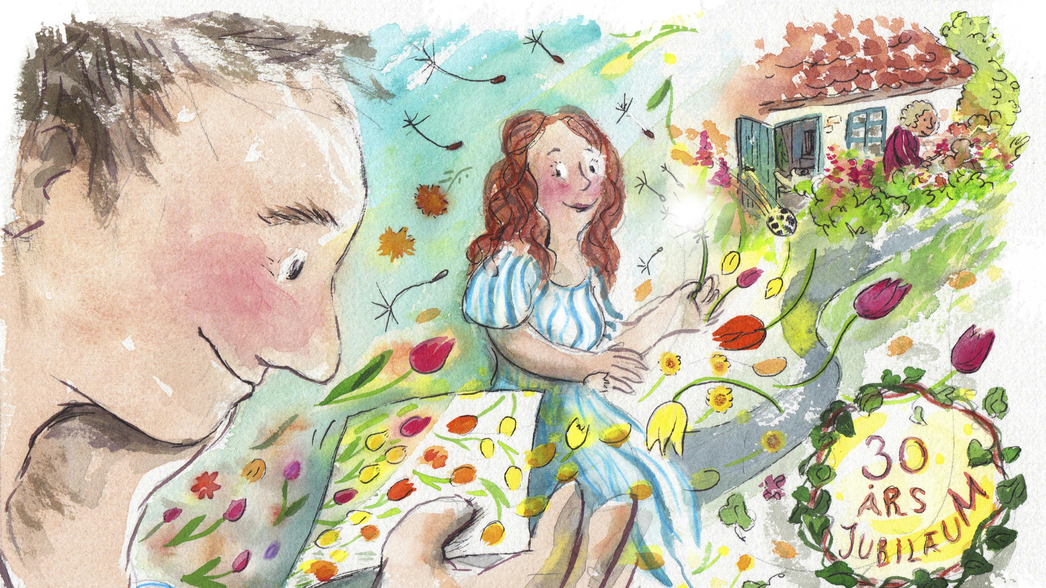 Illustration af ny, gammel kærlighed