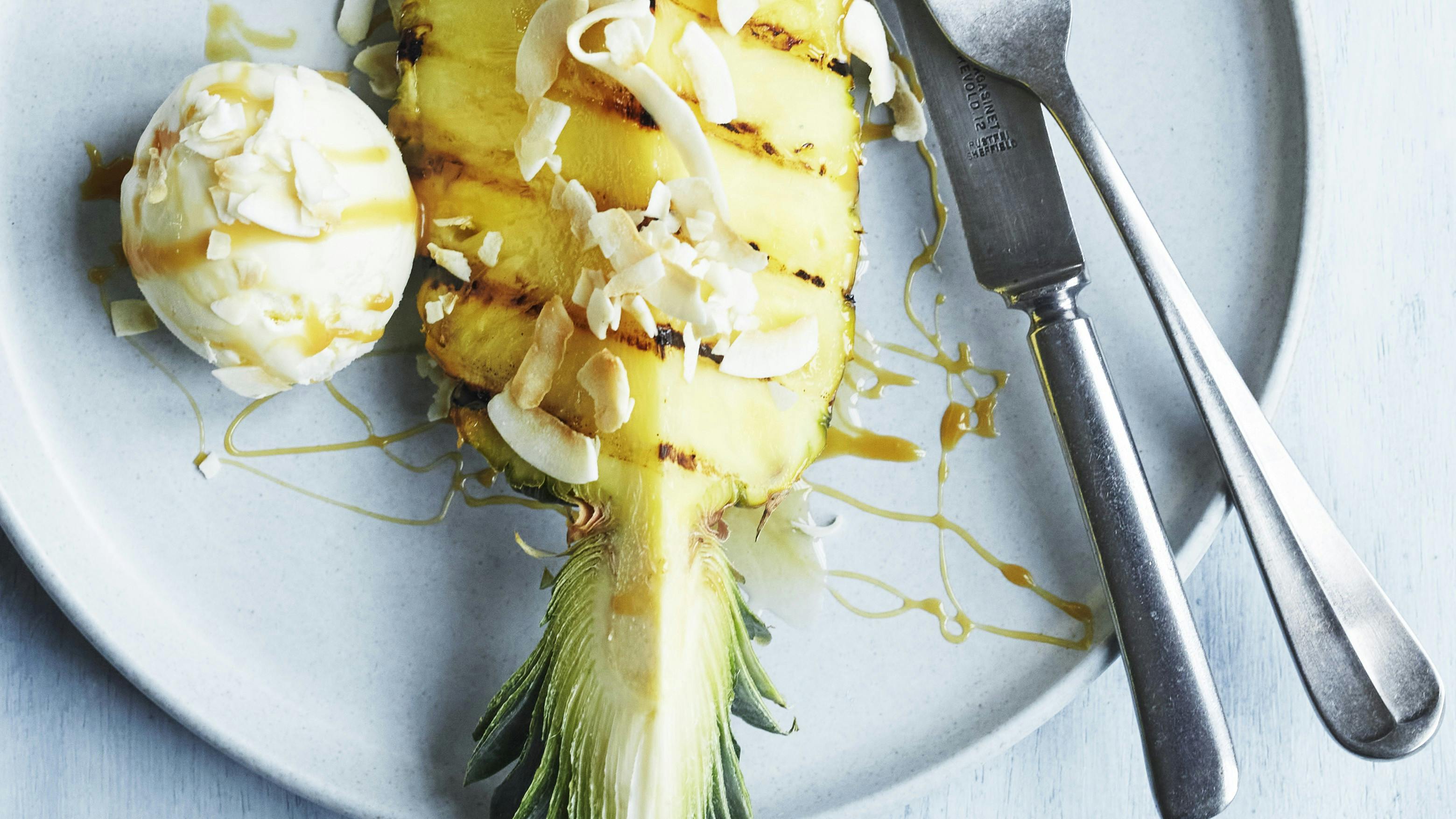 Grillet ananas