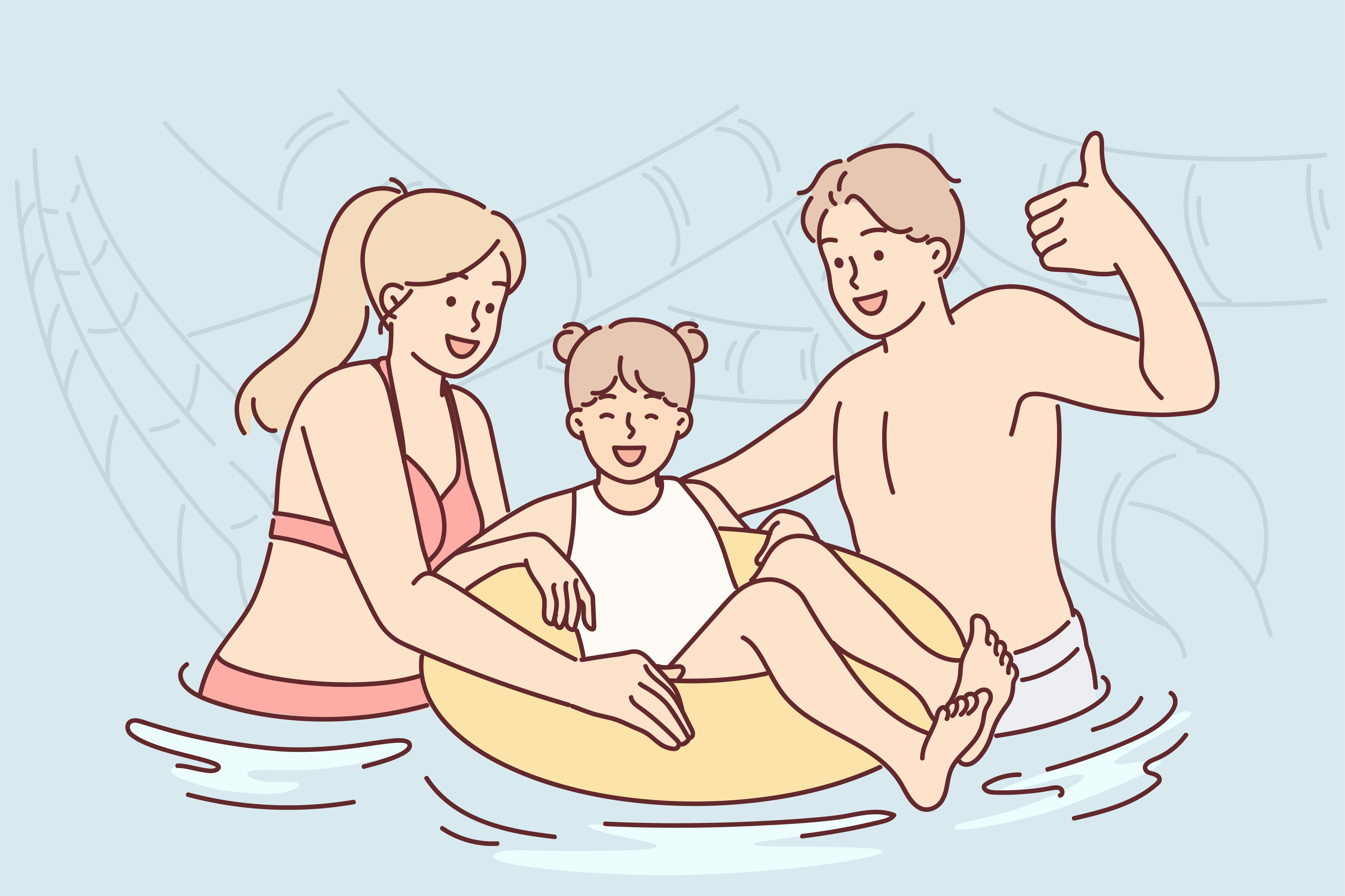 Familie på ferie
