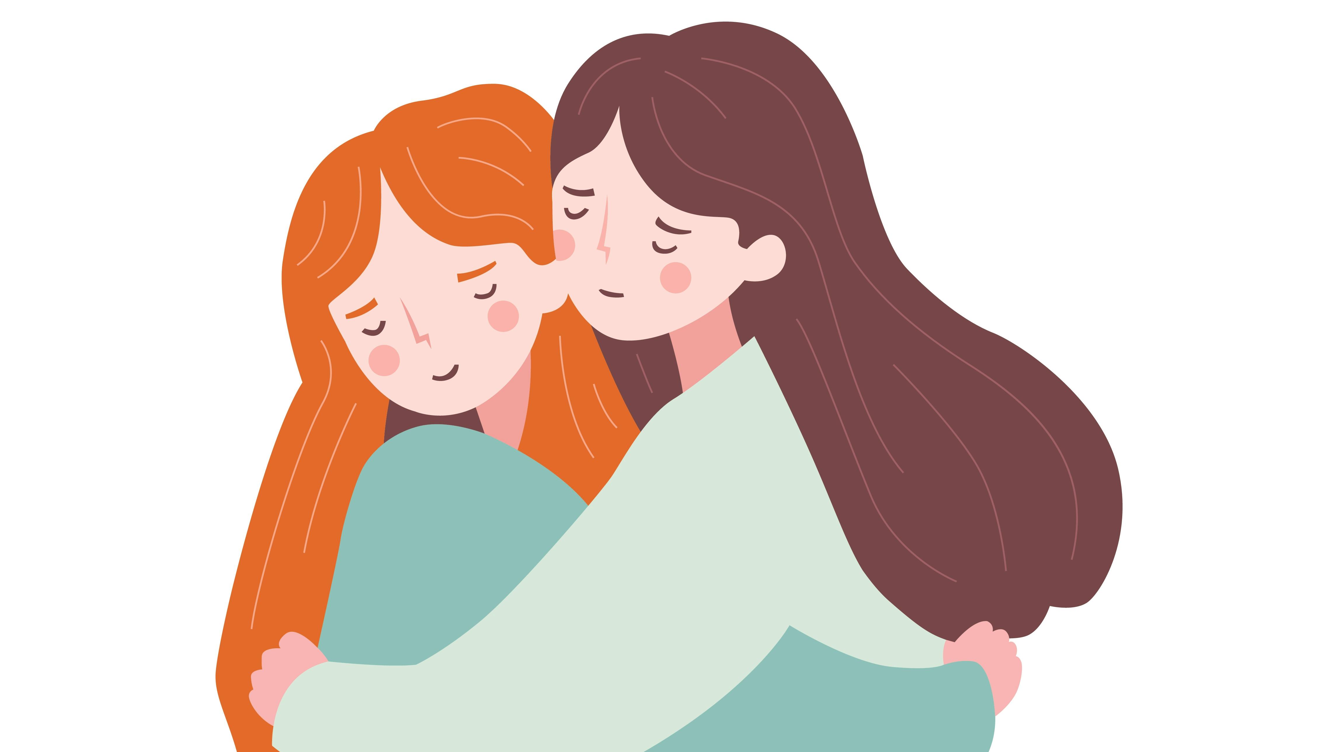 Veninder, der krammer