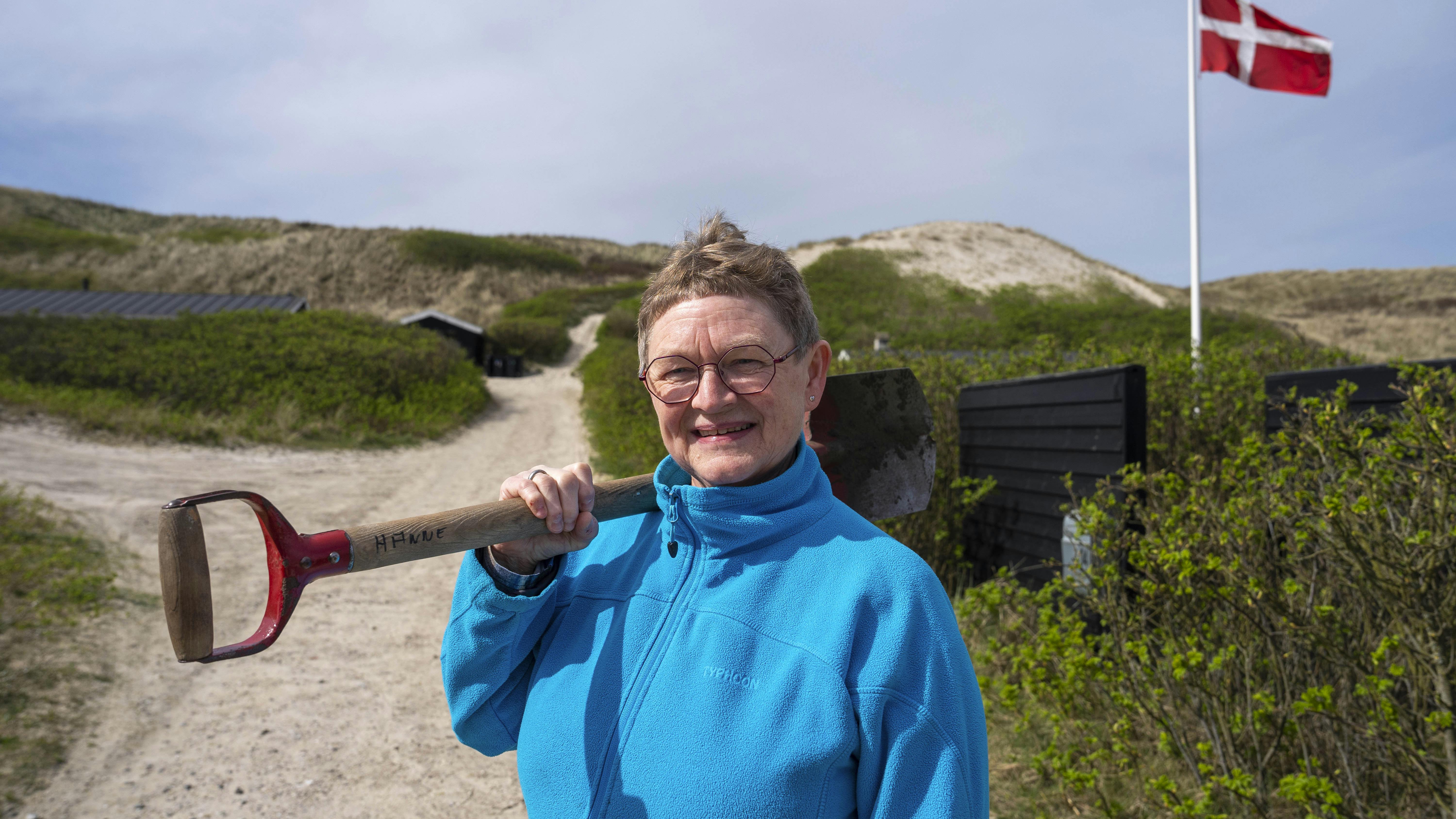 Hanne passer på kliterne