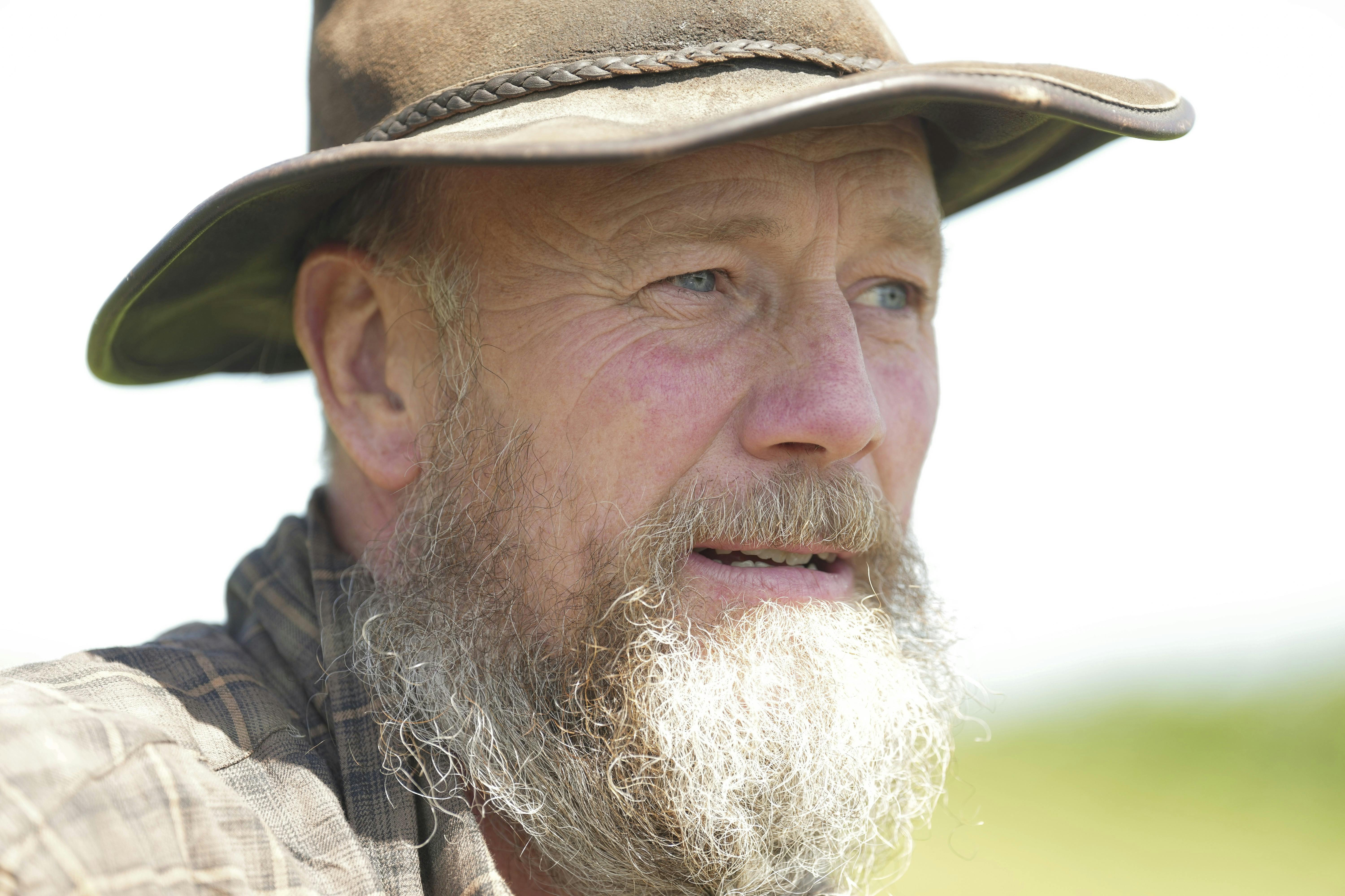 Et nærbillede af Flemming