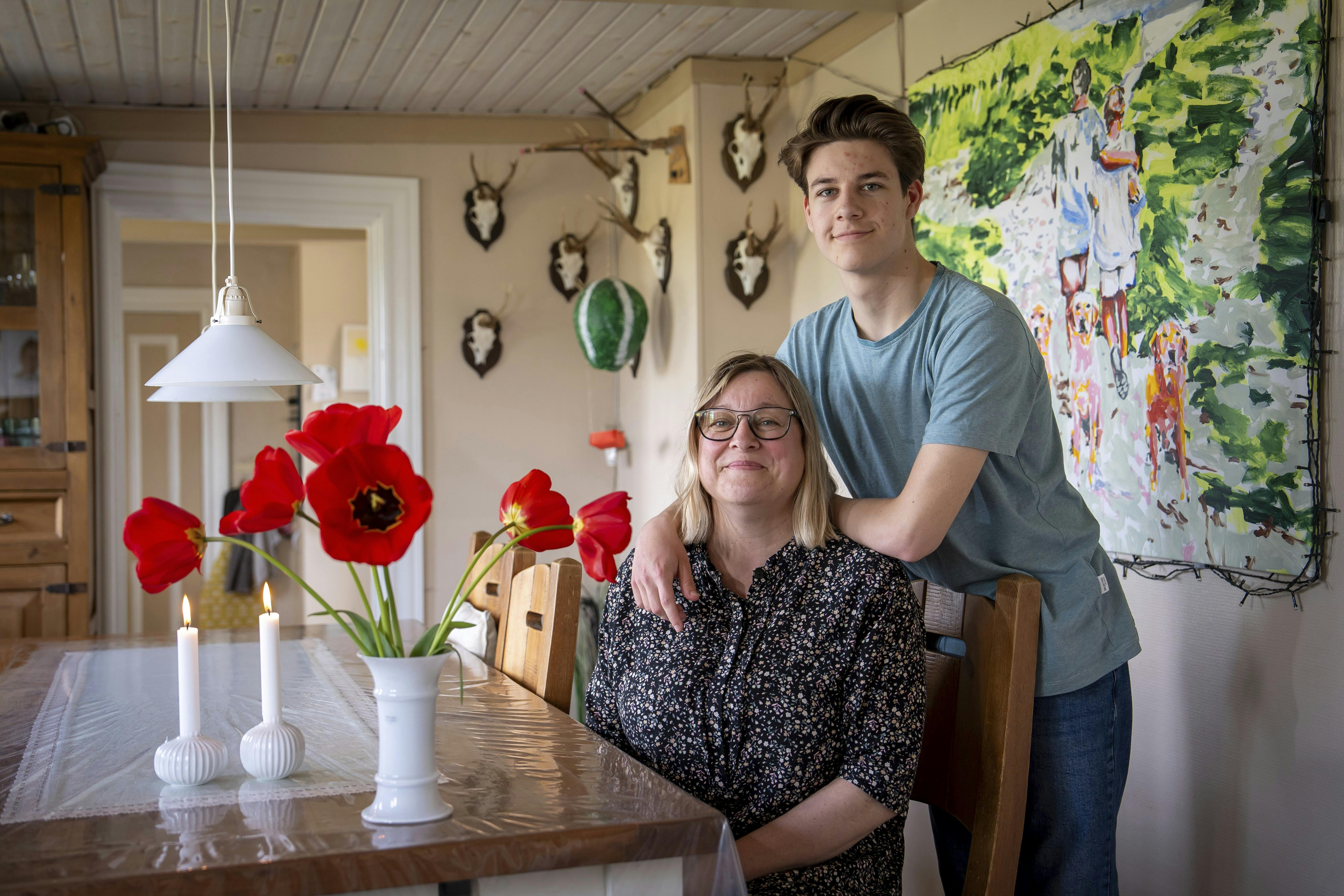 Christian og hans mor