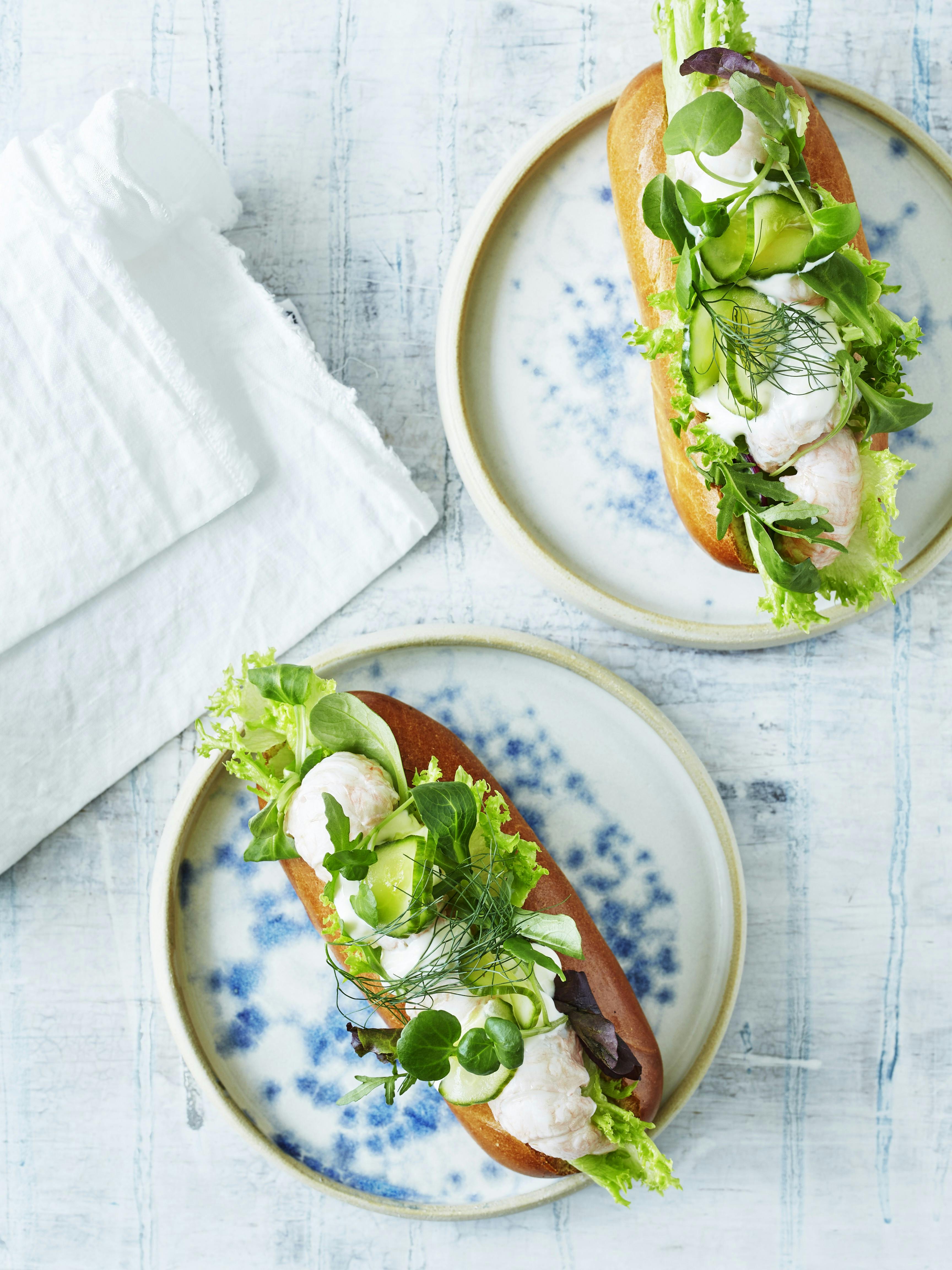 Hotdog med jomfruhummer og citroncreme