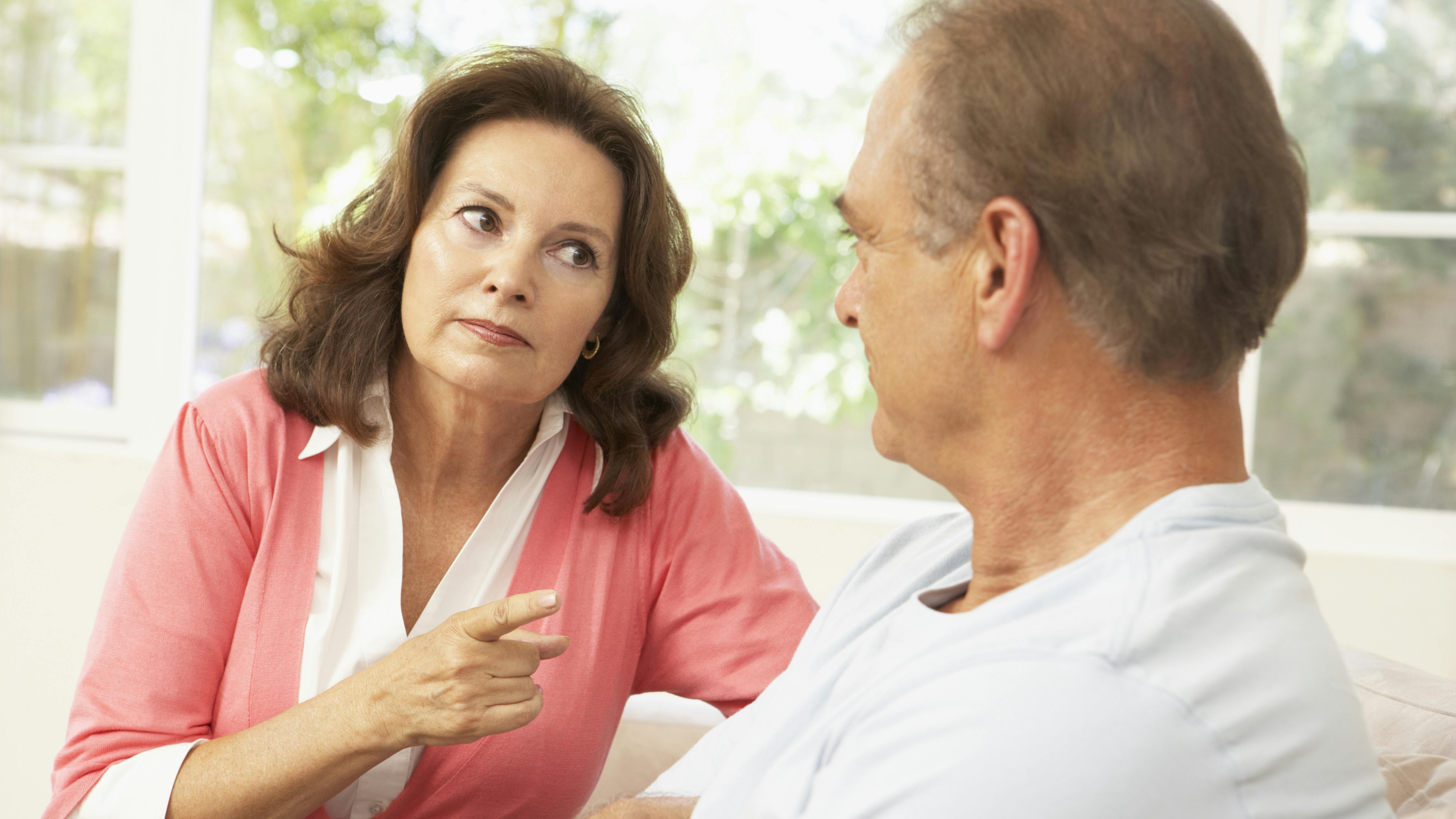 Ægterpar der skændes