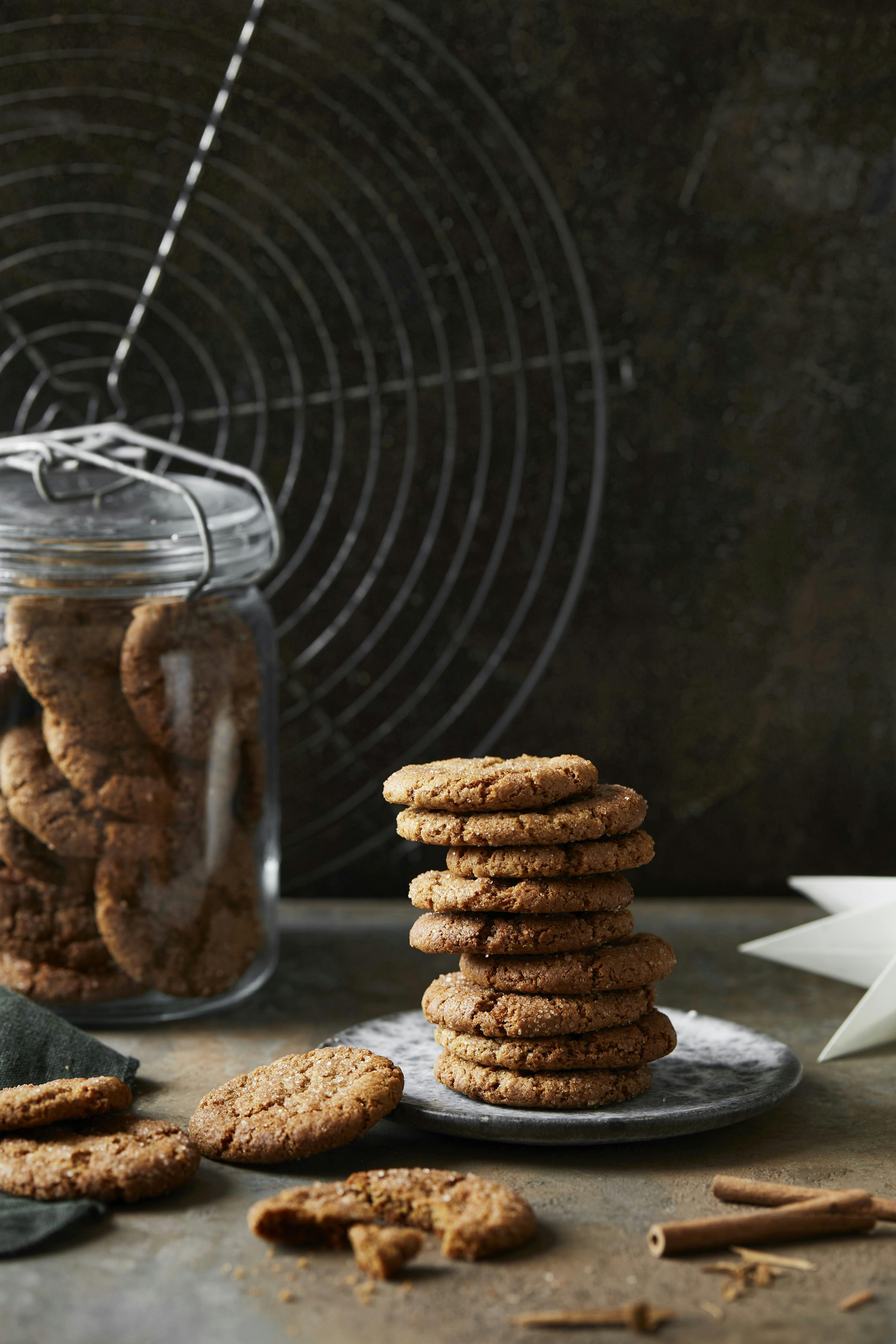 Kanelsmåkager med ingefær og mørk sirup