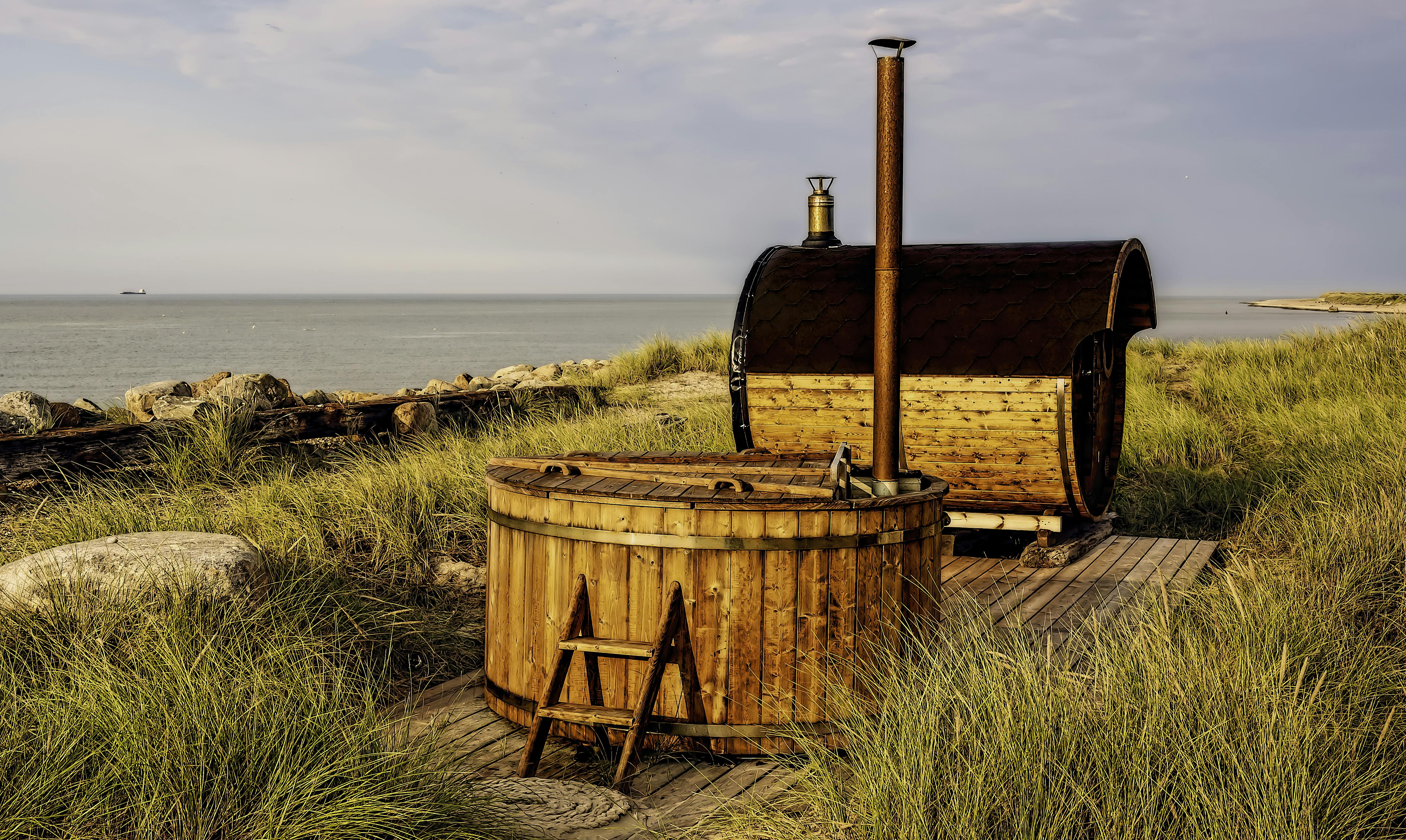 udendørs sauna og vildmarksbad