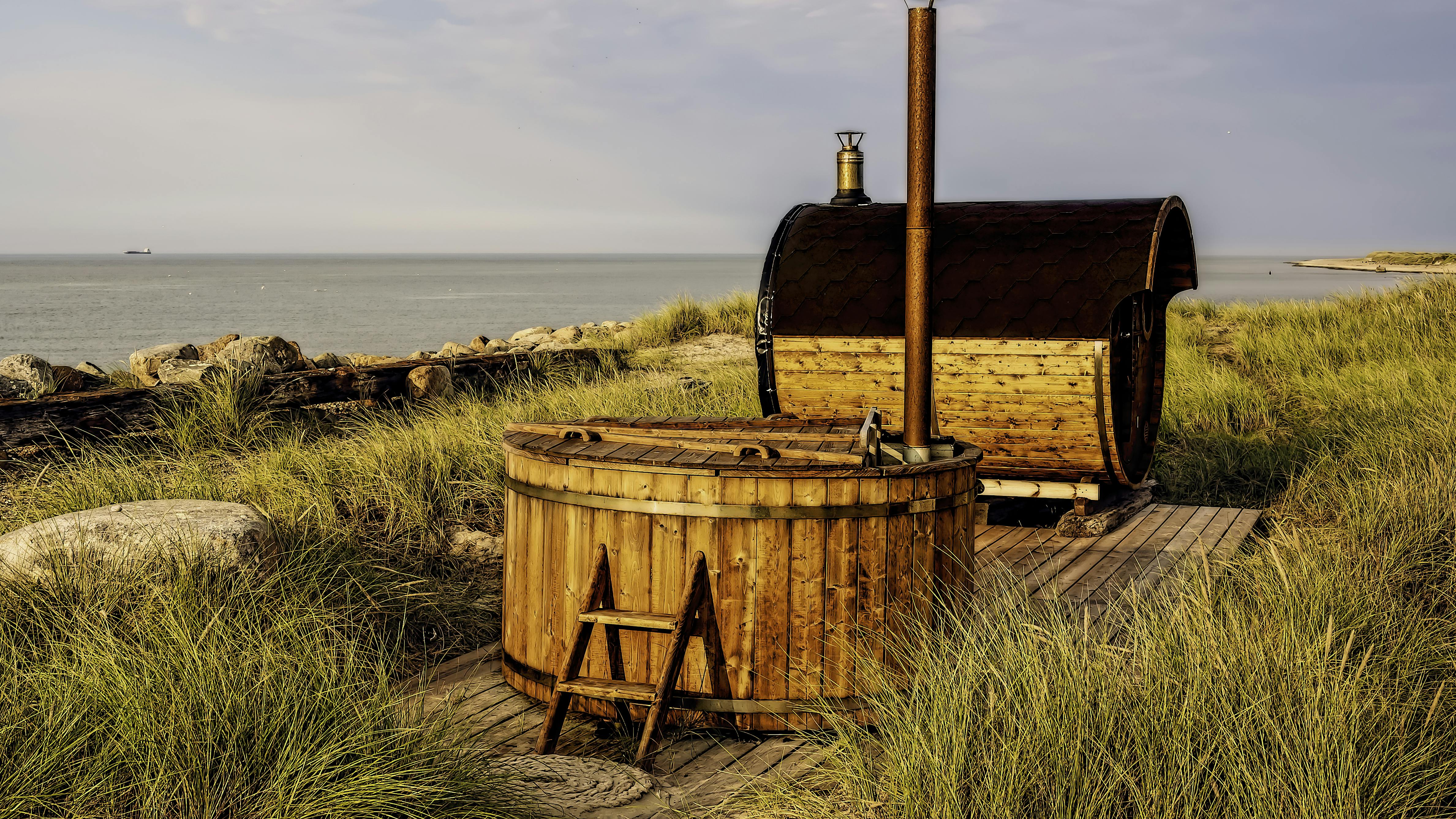 udendørs sauna og vildmarksbad