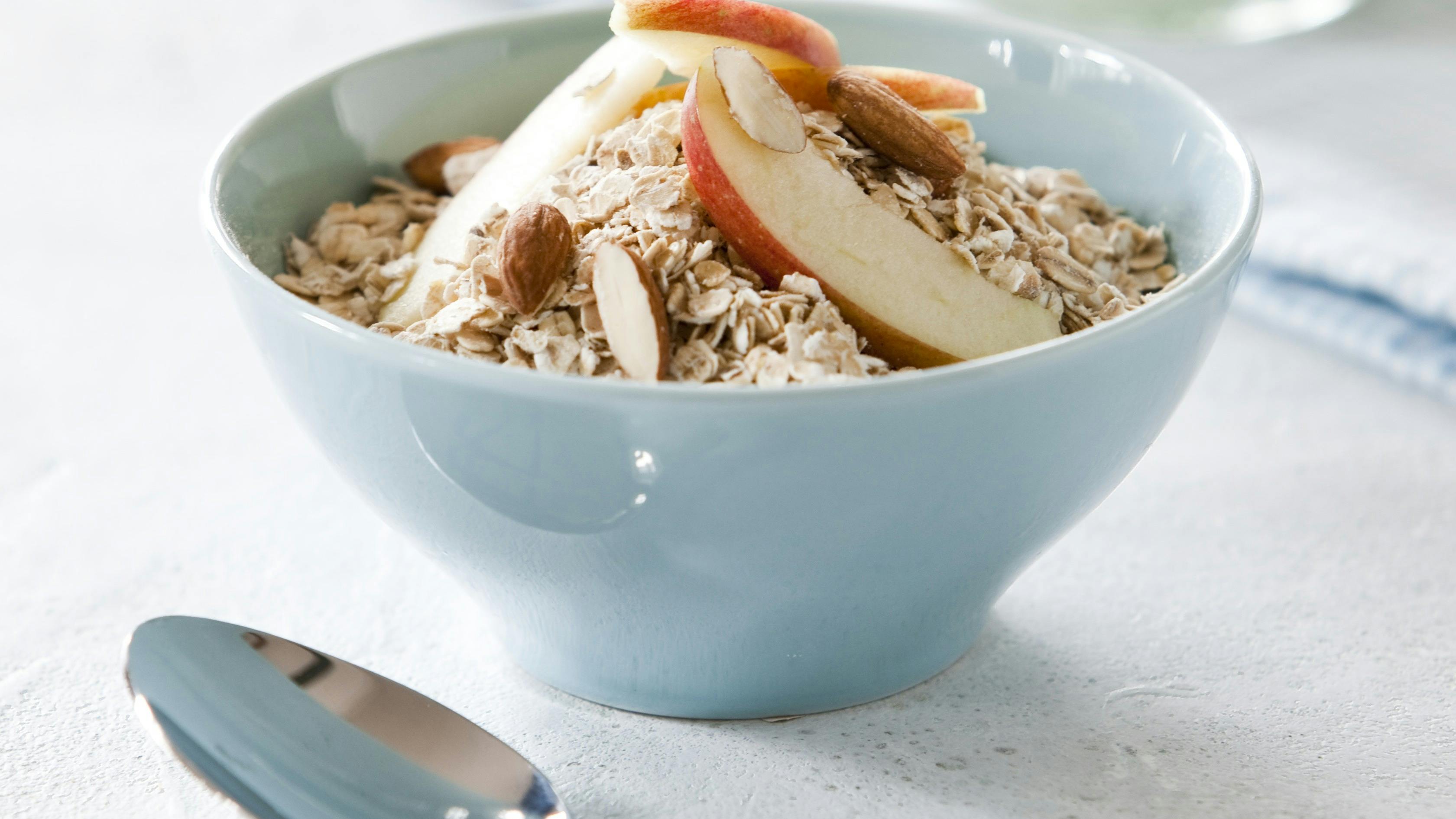 En skål med havregryn