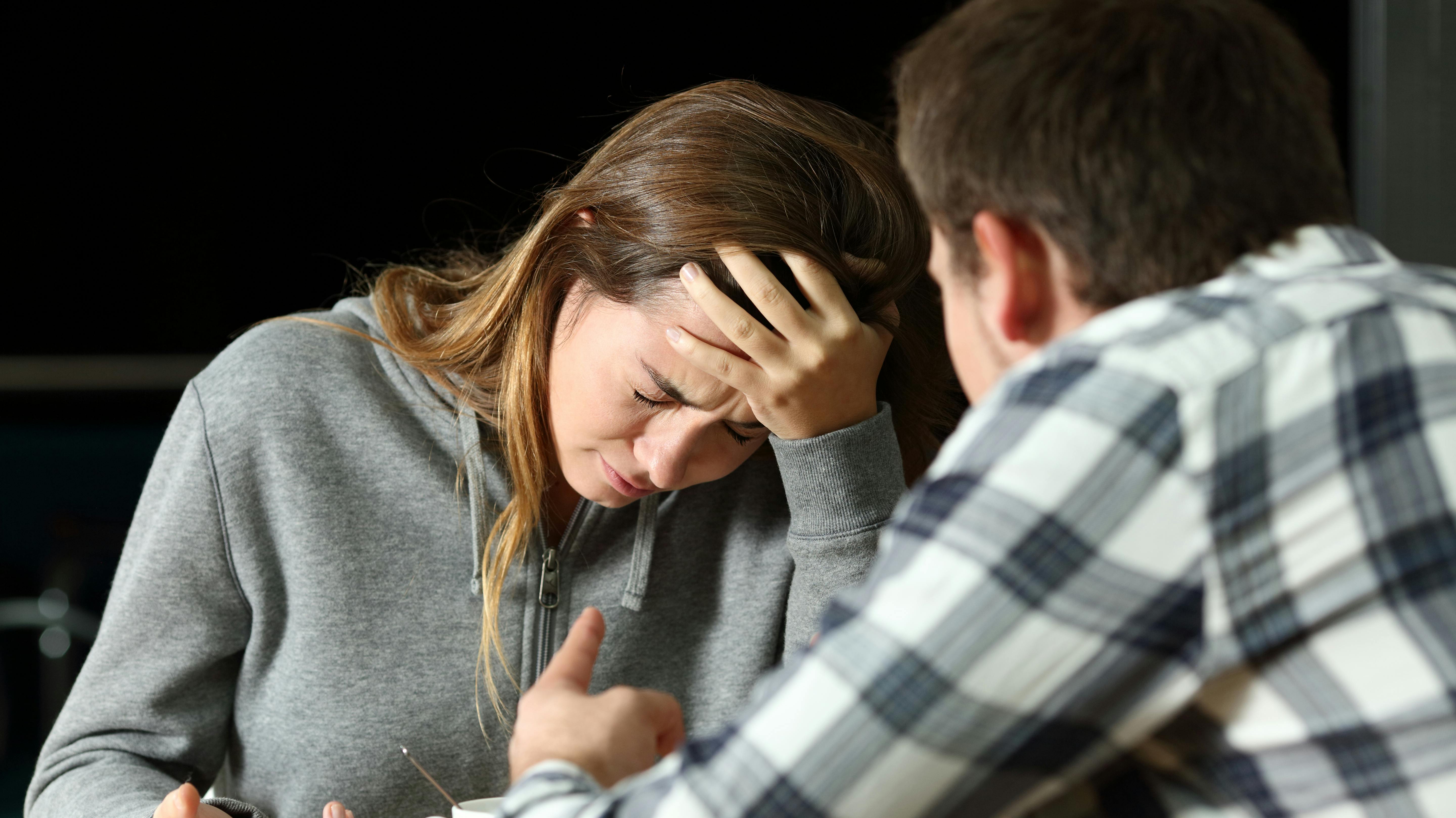 Mand og kone skændes