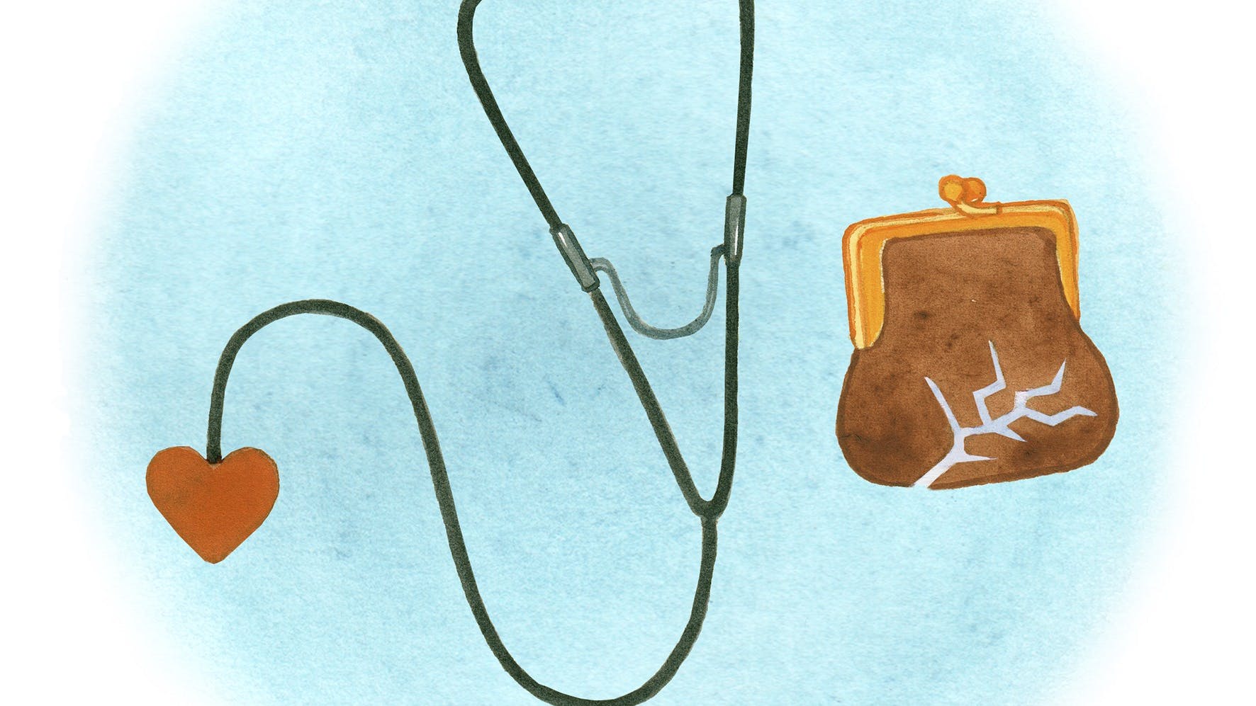 Lægeudstyr til at tjekke hjerteslag.