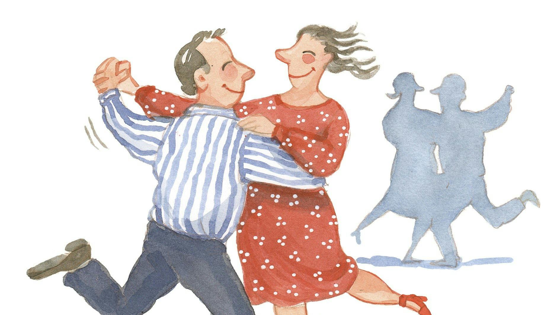 Et par der står og danser.